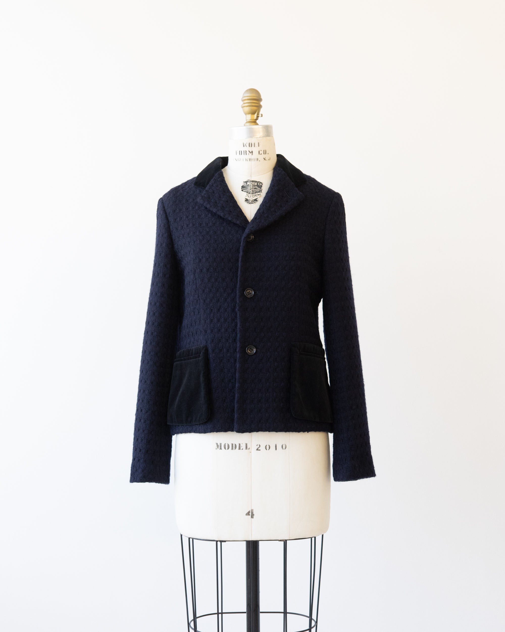 〈COMME des GARCONS COMME des GARCONS〉Tweed jacket