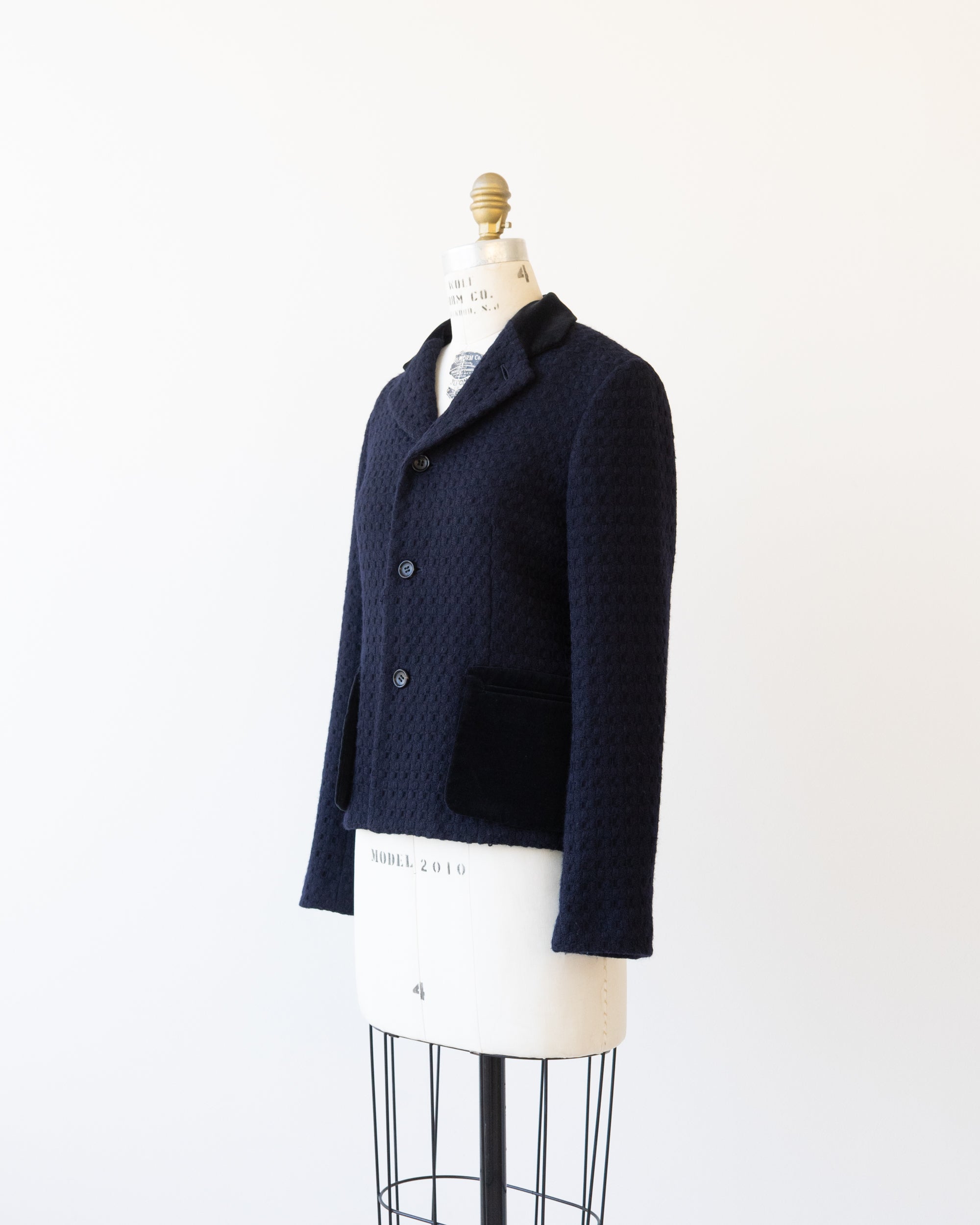 〈COMME des GARCONS COMME des GARCONS〉Tweed jacket