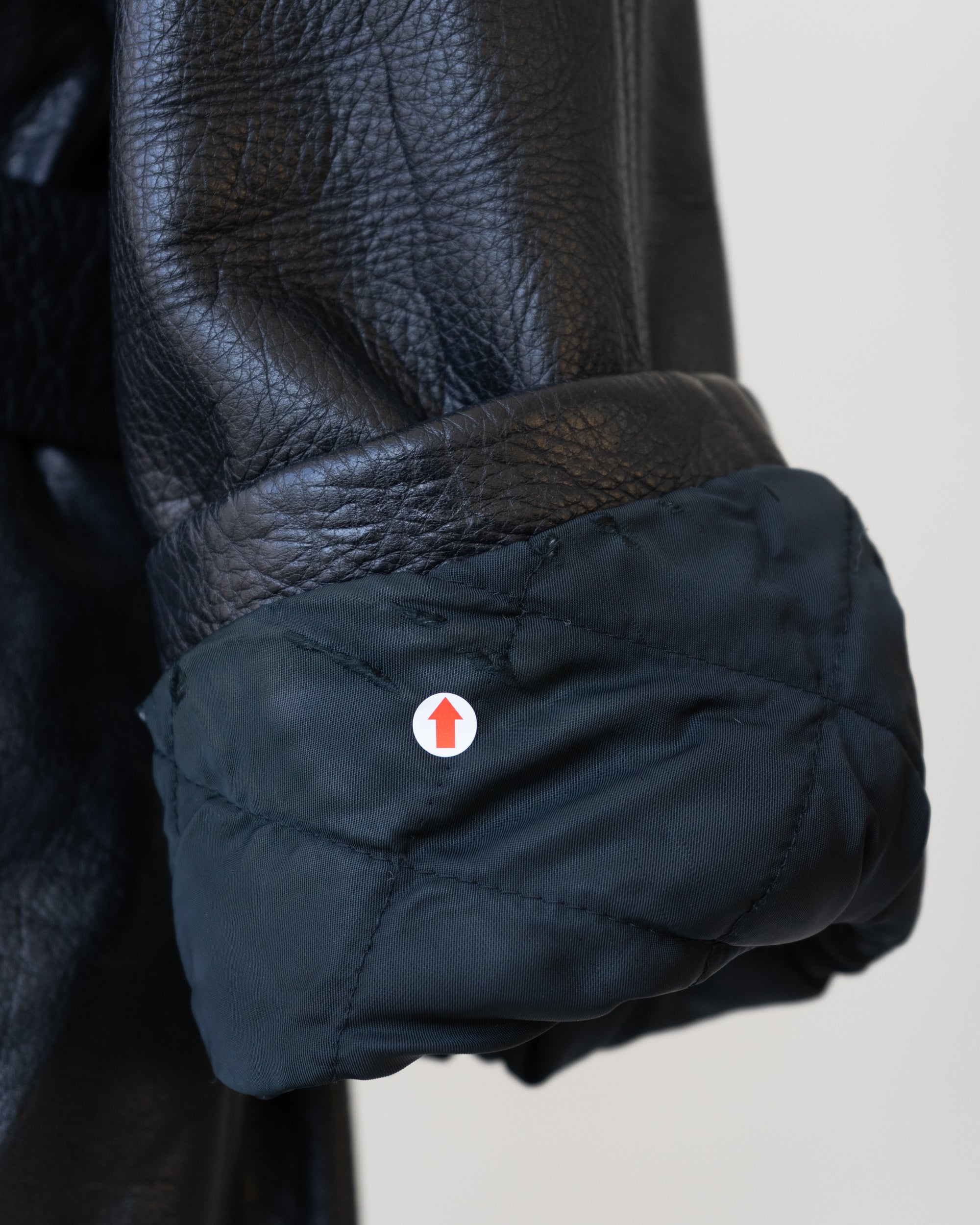 〈COMME des GARCONS HOMME〉Leather Belted Coat