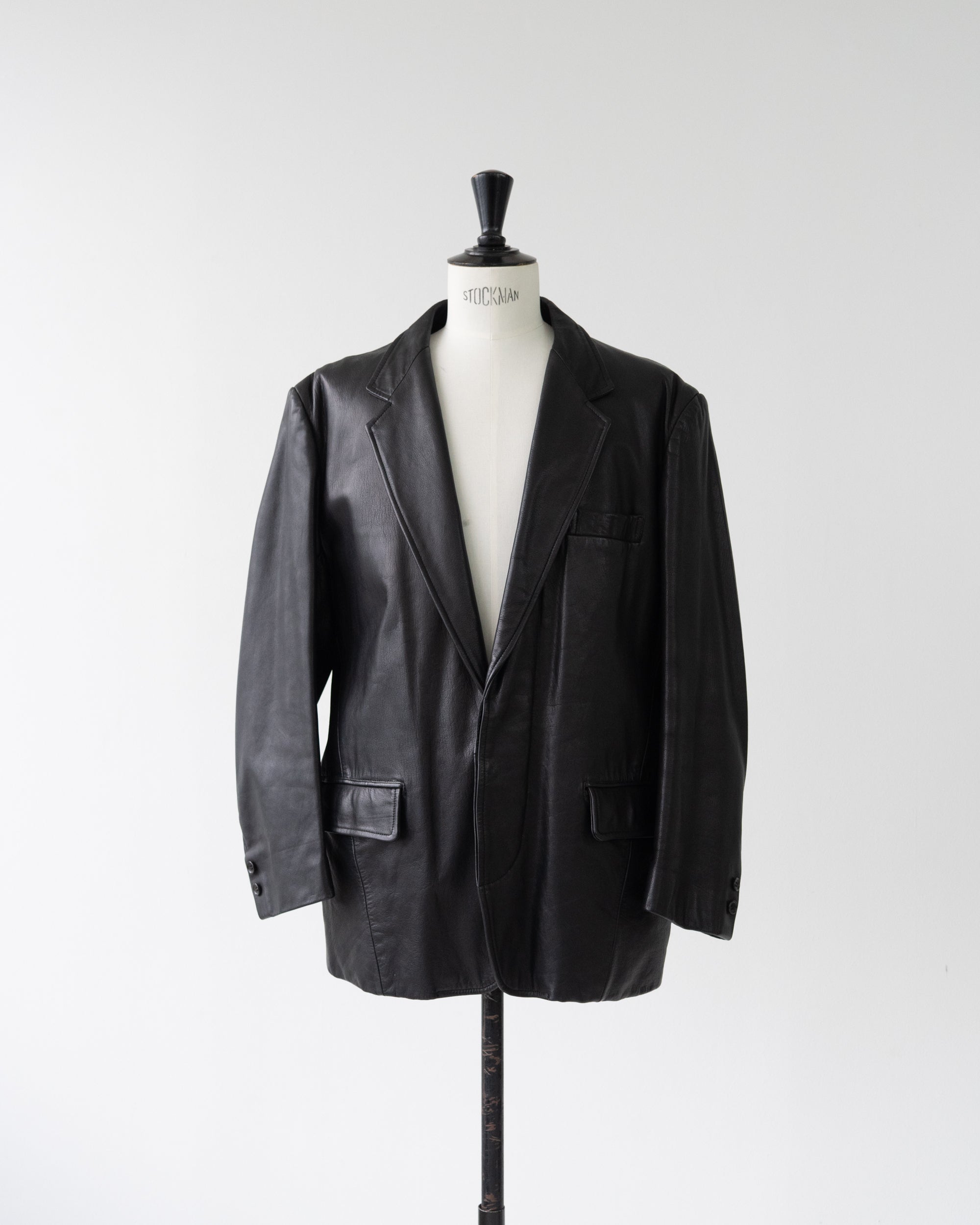 〈COMME des GARCONS〉Leather Jacket