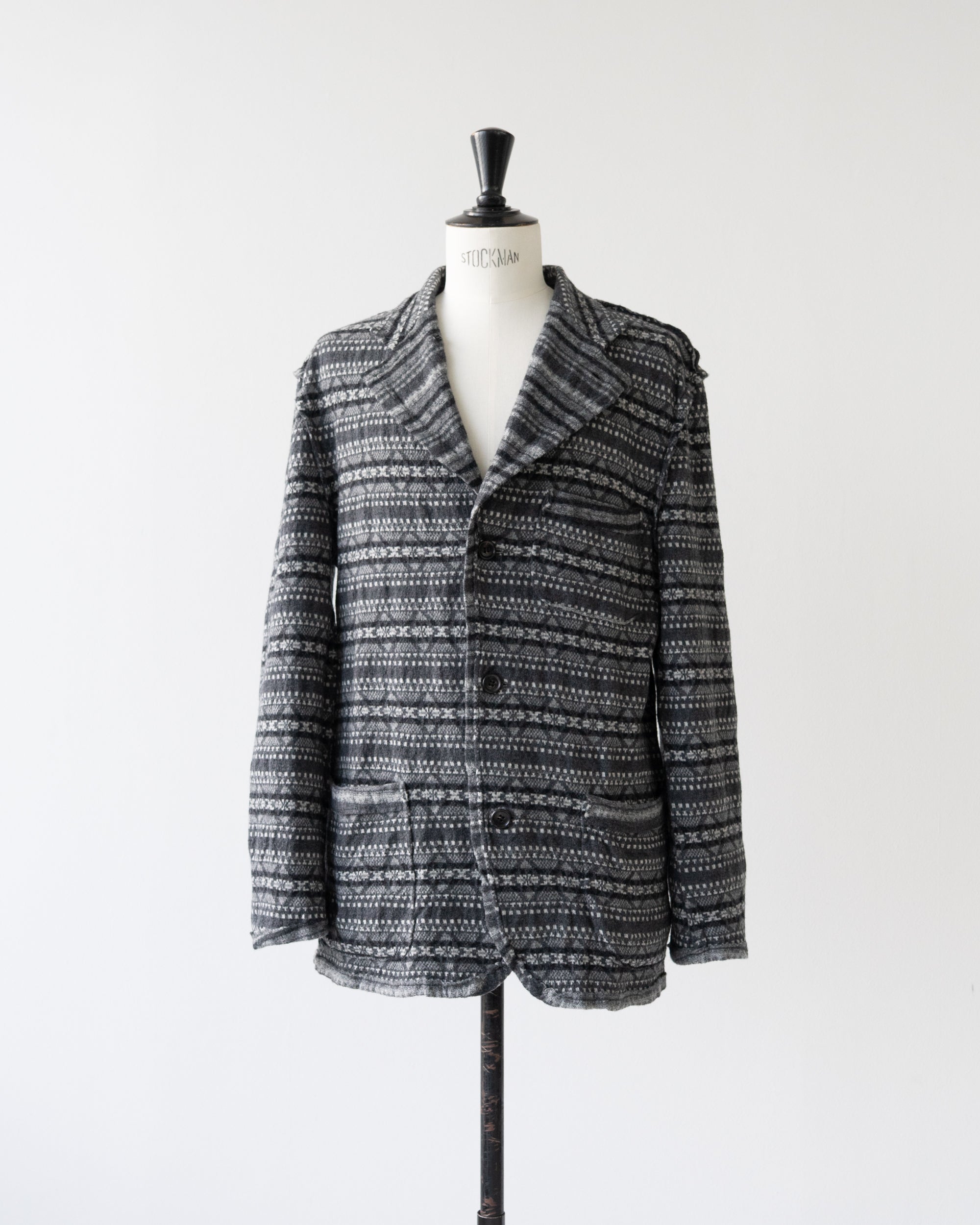 〈COMME des GARCONS HOMME〉Patterned Jacket