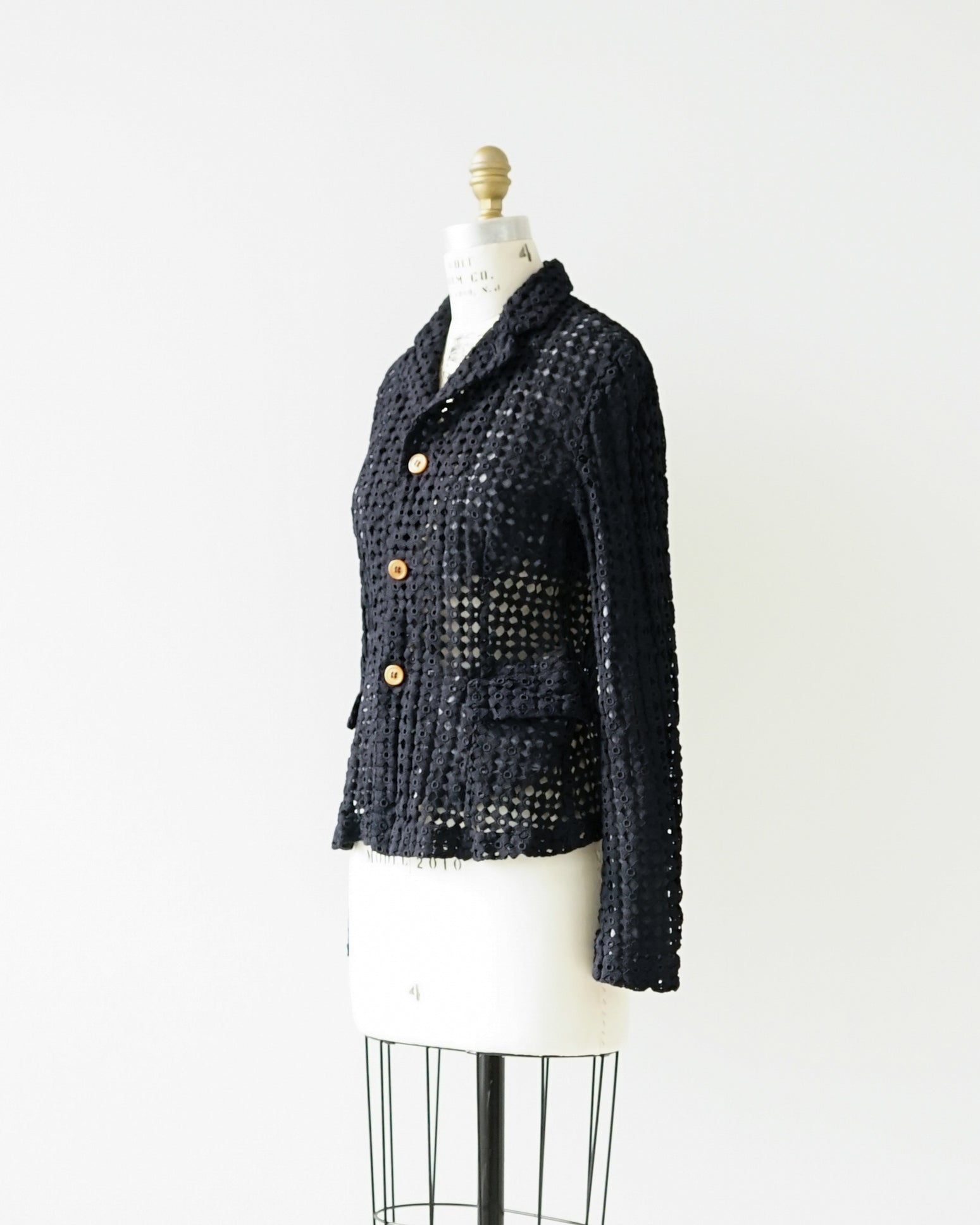 〈COMME des GARCONS COMME des GARCONS〉Crochet Jacket
