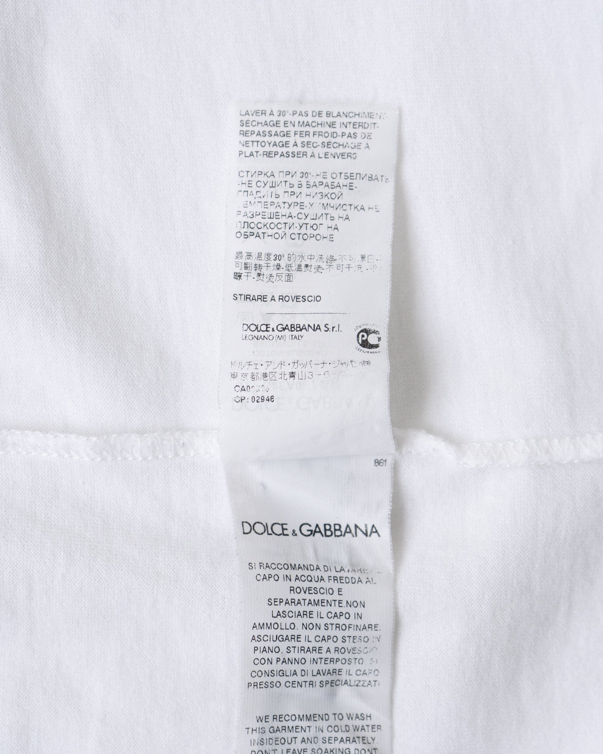 〈DOLCE & GABBANA〉Photo T‐shirt
