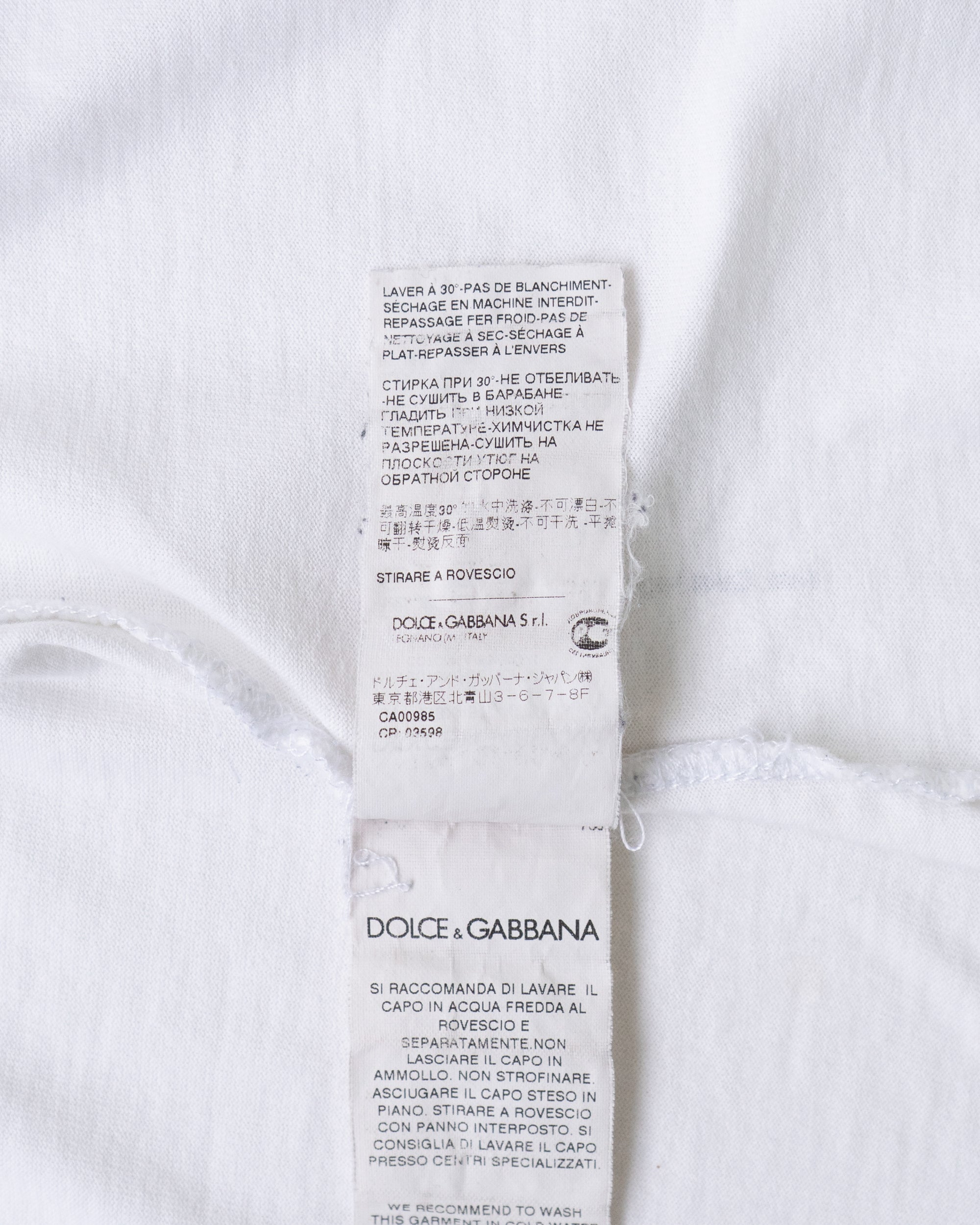 〈DOLCE&GABBANA〉T-shirt