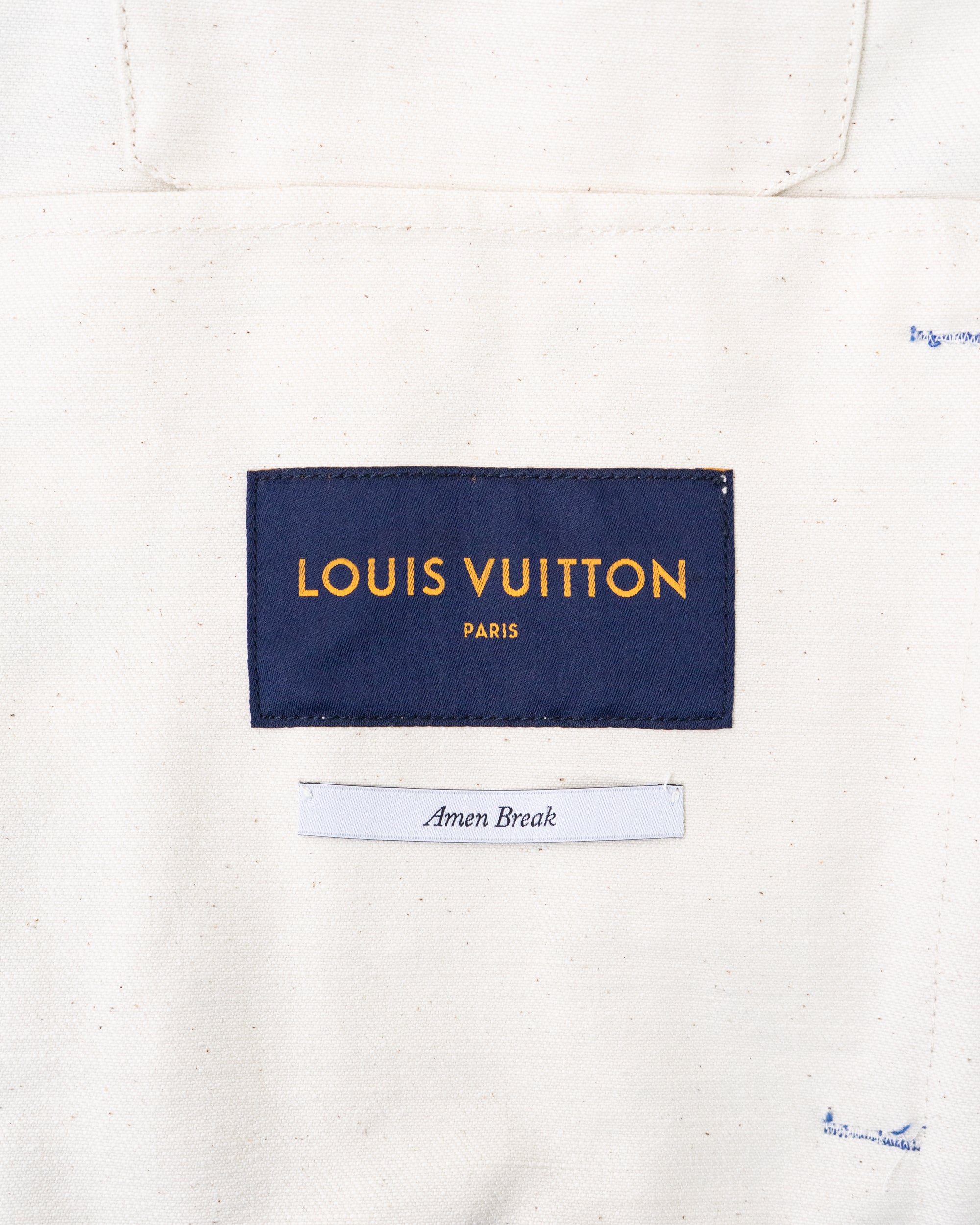 〈LOUIS VUITTON by Virgil Abloh〉All-over print denim jacket RM221 J85 HMA80W