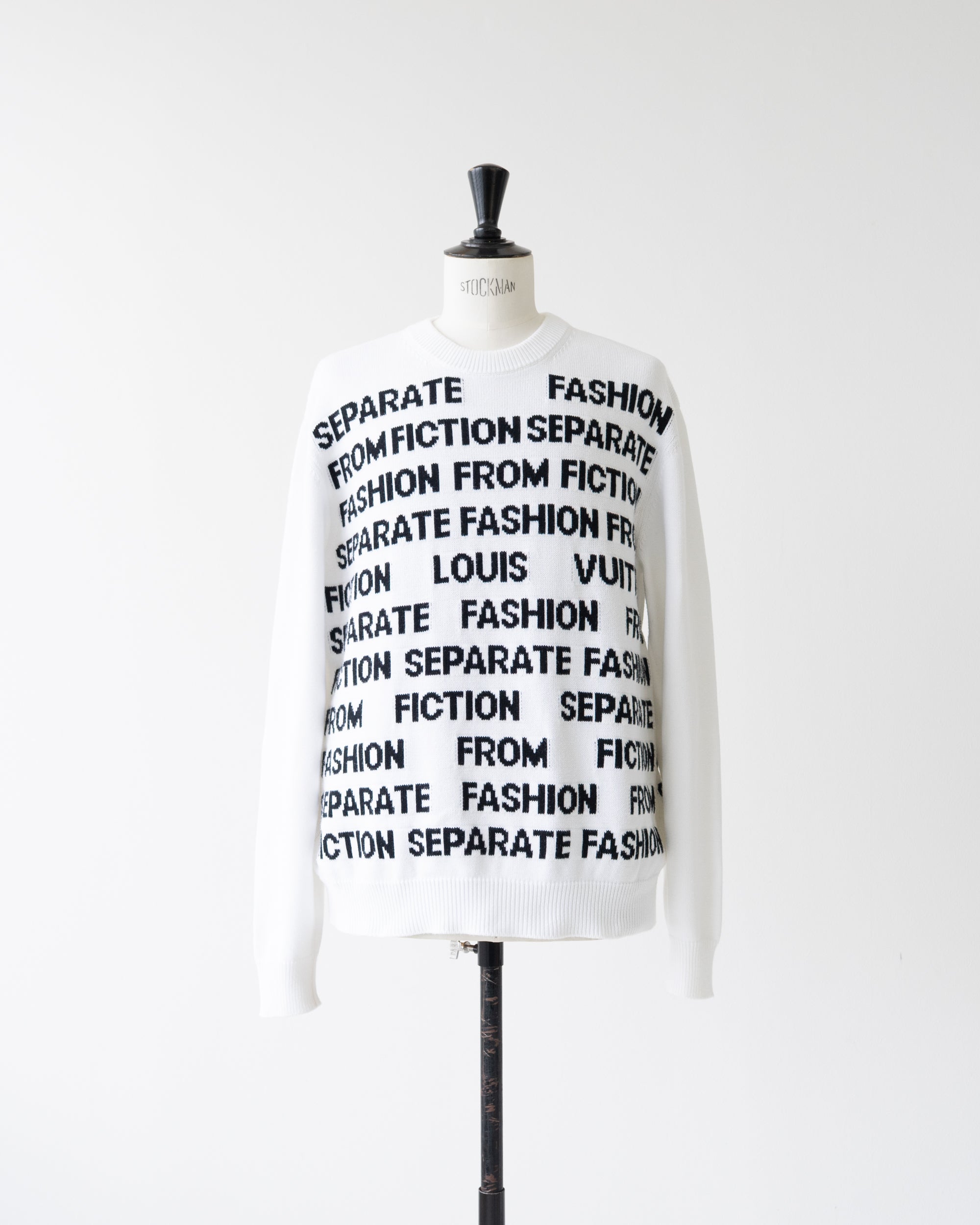 〈LOUIS VUITTON by Virgil Abloh〉Cotton Sweater RM212M USO HLN06W