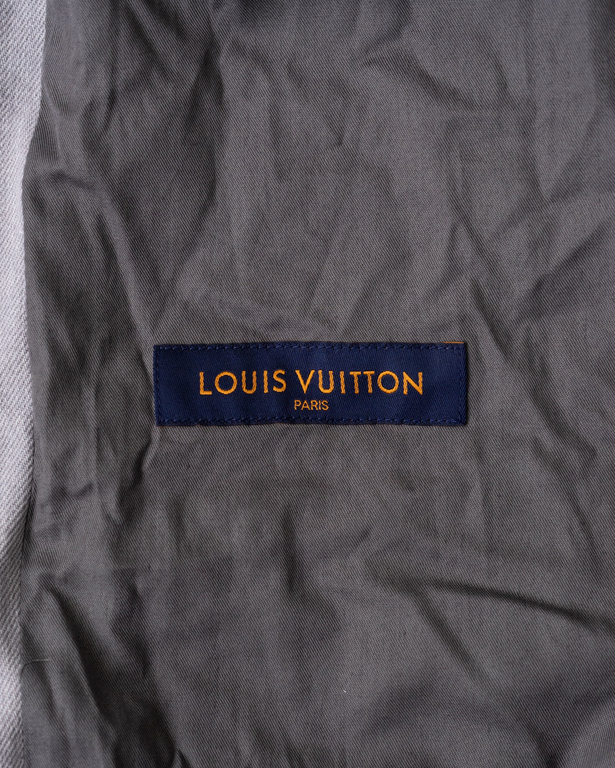 〈LOUIS VUITTON by Virgil Abloh〉Denim Long Coat
