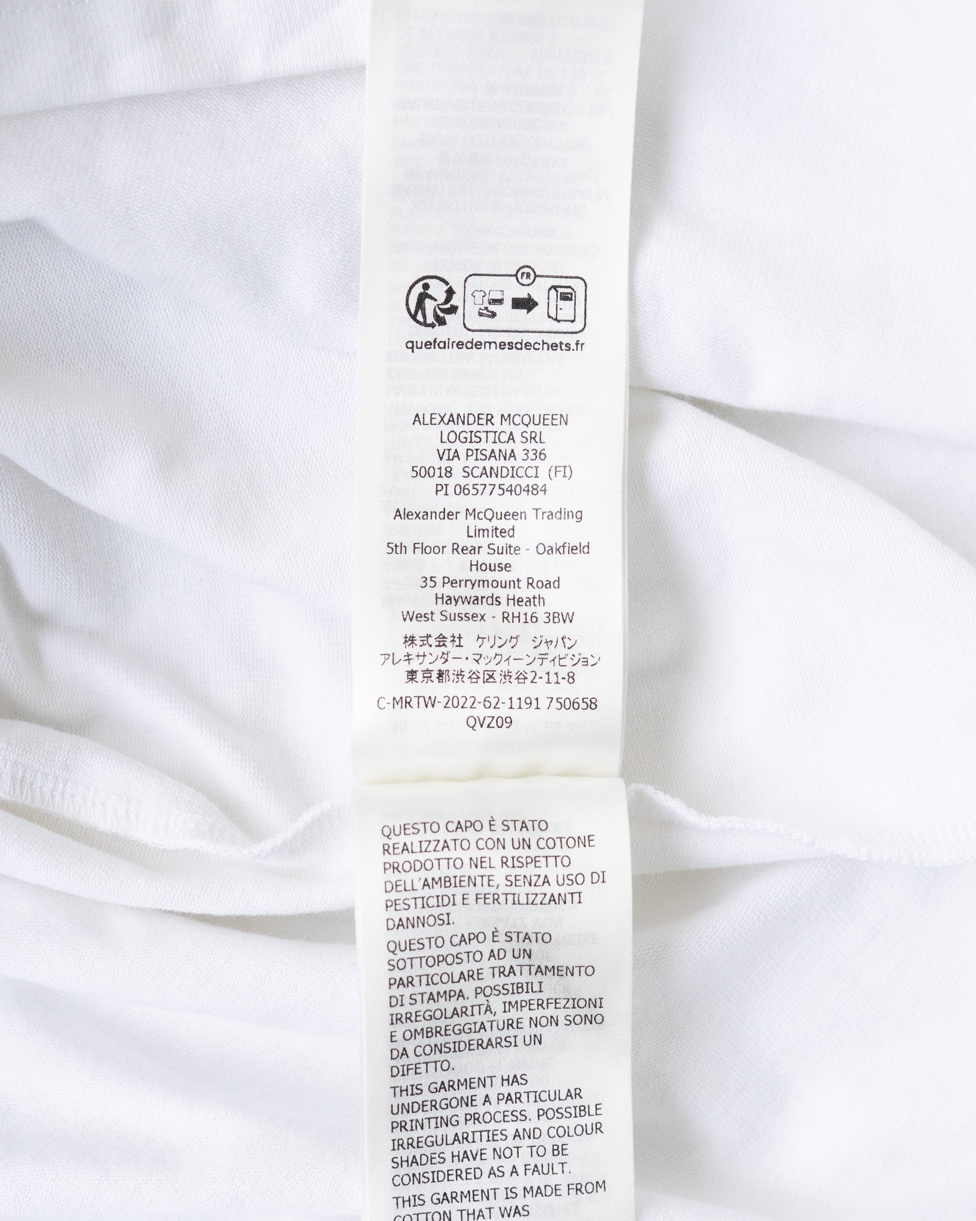 〈Alexander McQUEEN〉Iris T-shirt