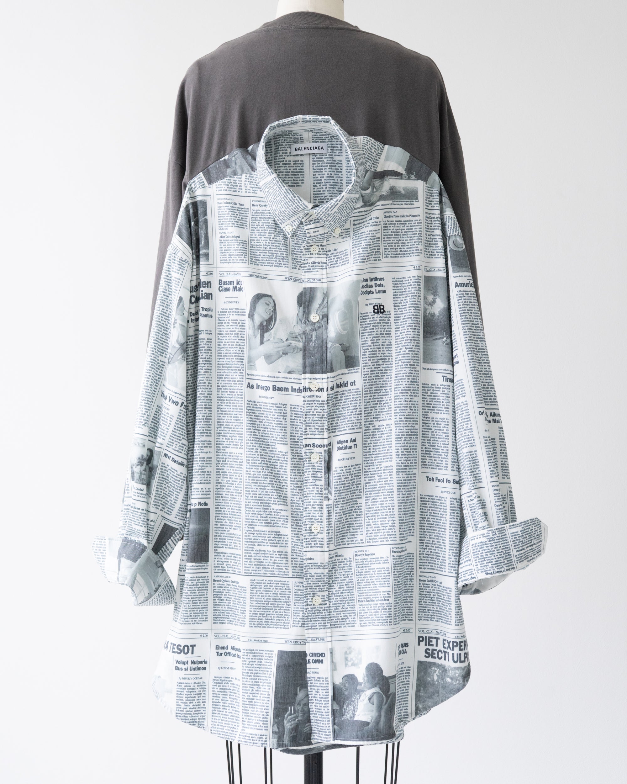 〈BALENCIAGA by Demna Gvasalia〉Docking Shirt T-shirt