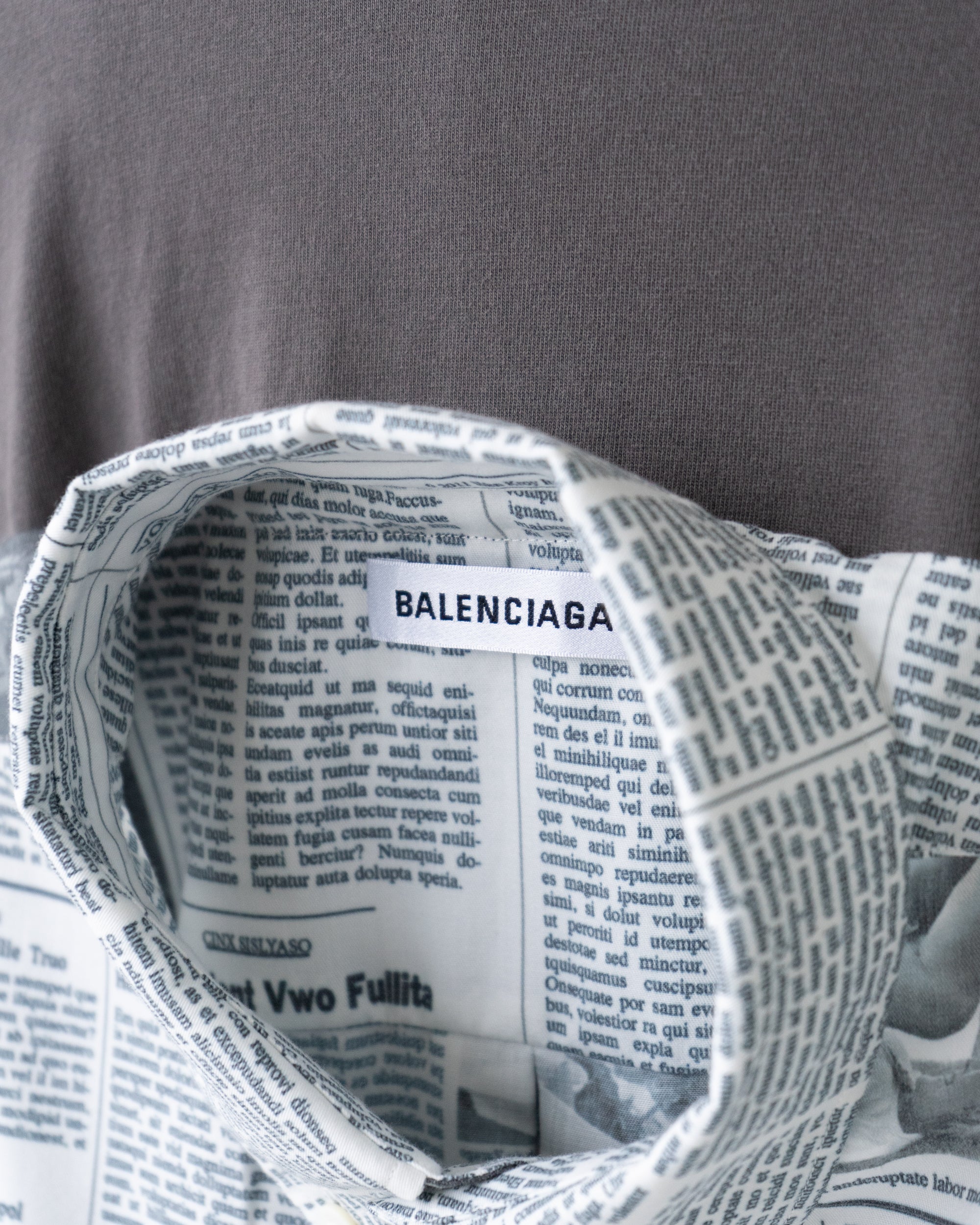 〈BALENCIAGA by Demna Gvasalia〉Docking Shirt T-shirt