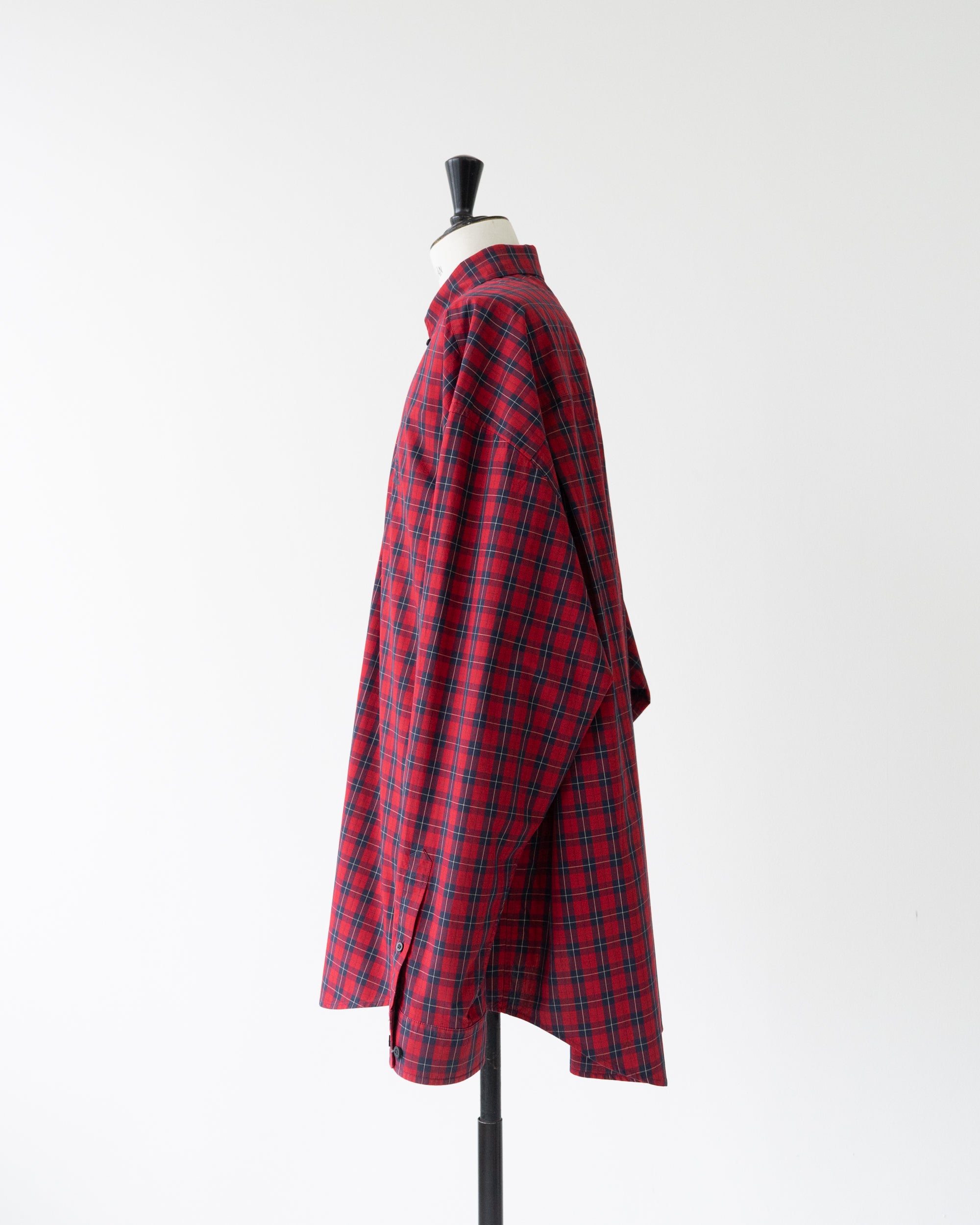 〈BALENCIAGA by Demna Gvasalia〉Oversized Plaid Shirt