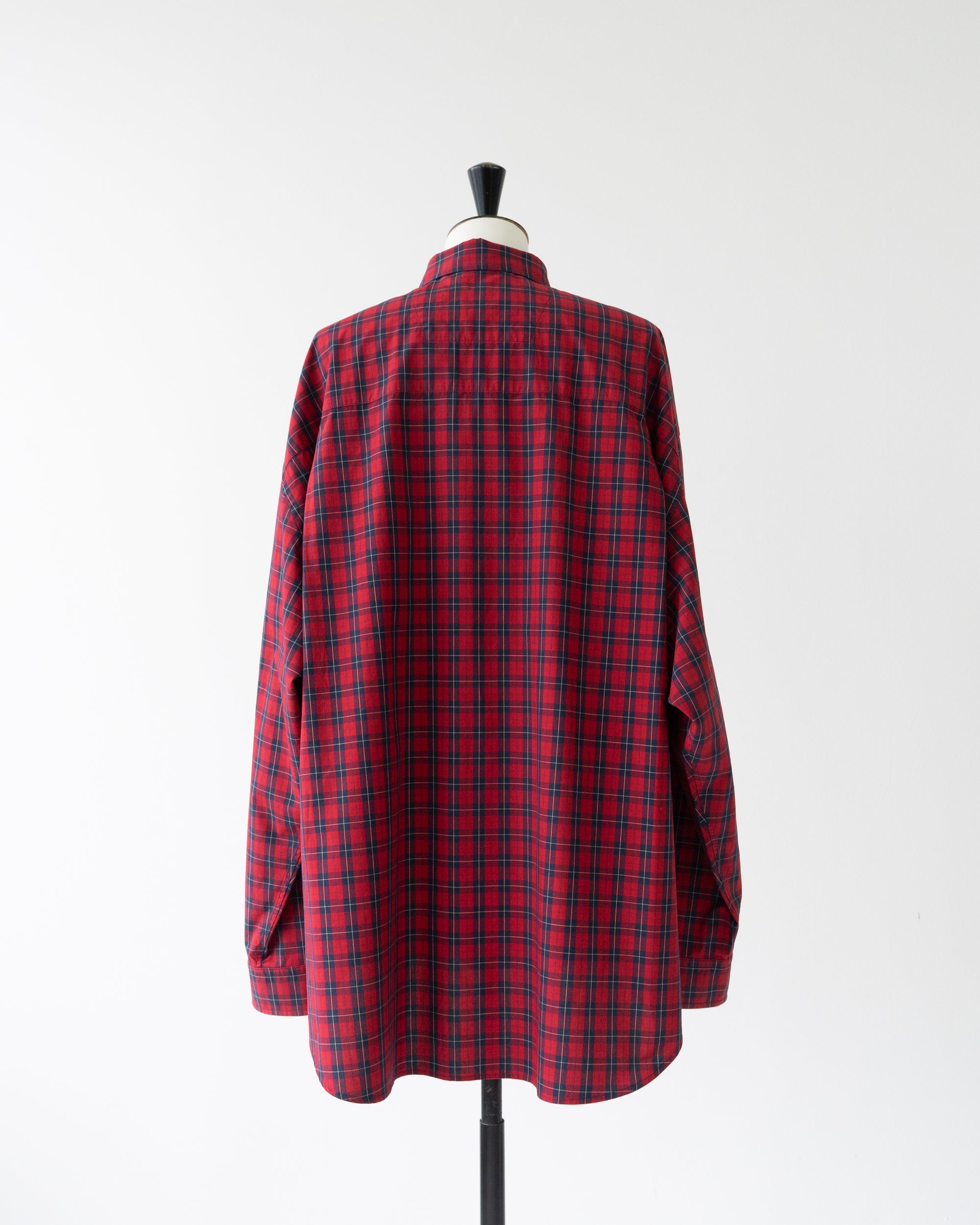 〈BALENCIAGA by Demna Gvasalia〉Oversized Plaid Shirt