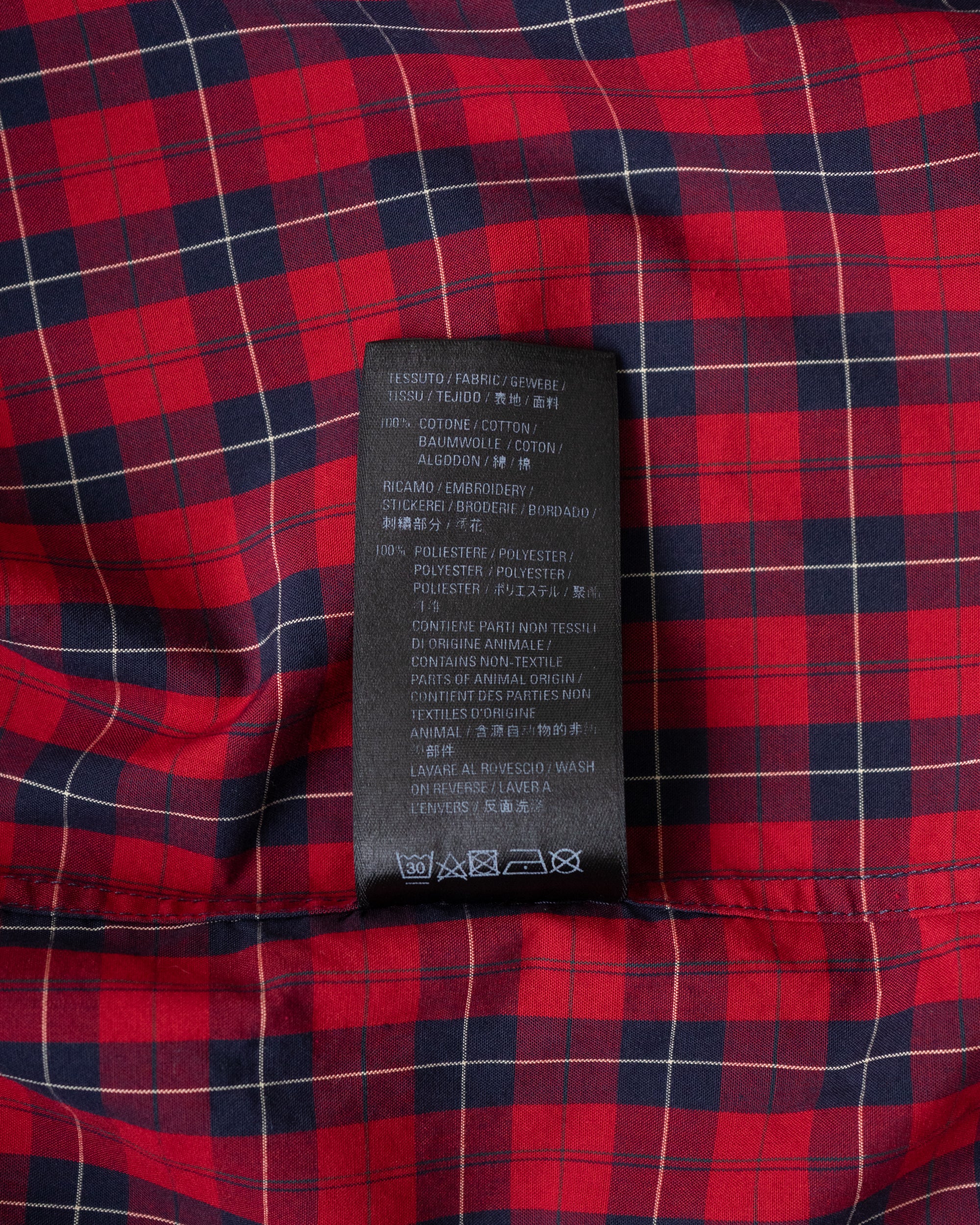 〈BALENCIAGA by Demna Gvasalia〉Oversized Plaid Shirt