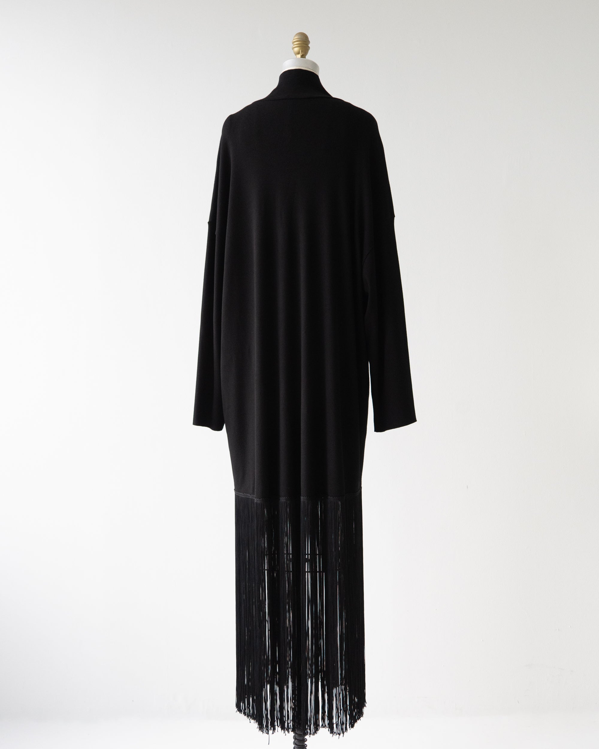 〈BALENCIAGA by Demna Gvasalia〉Fringe-Hem Dress