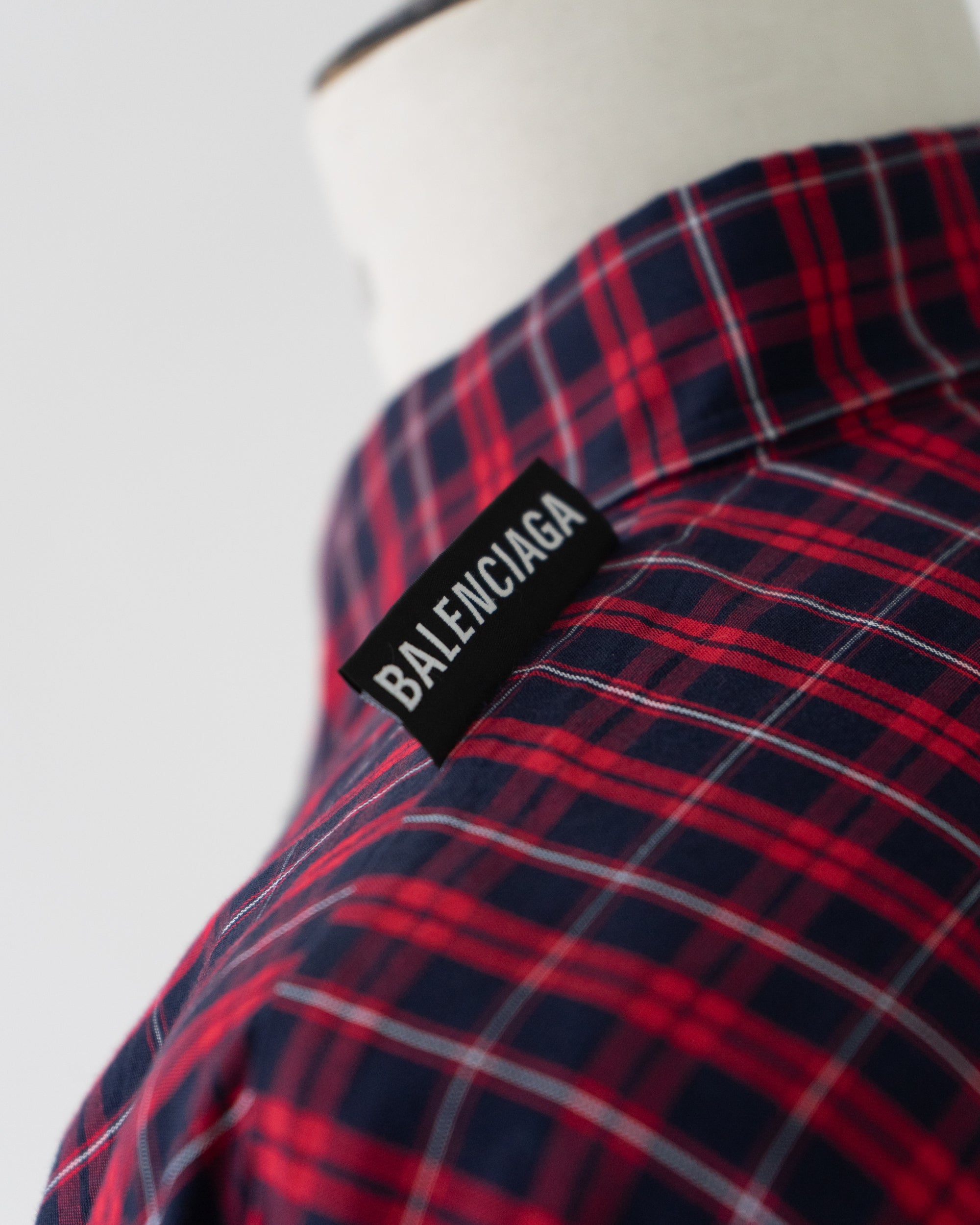 〈BALENCIAGA by Demna Gvasalia〉Plaid Shirt