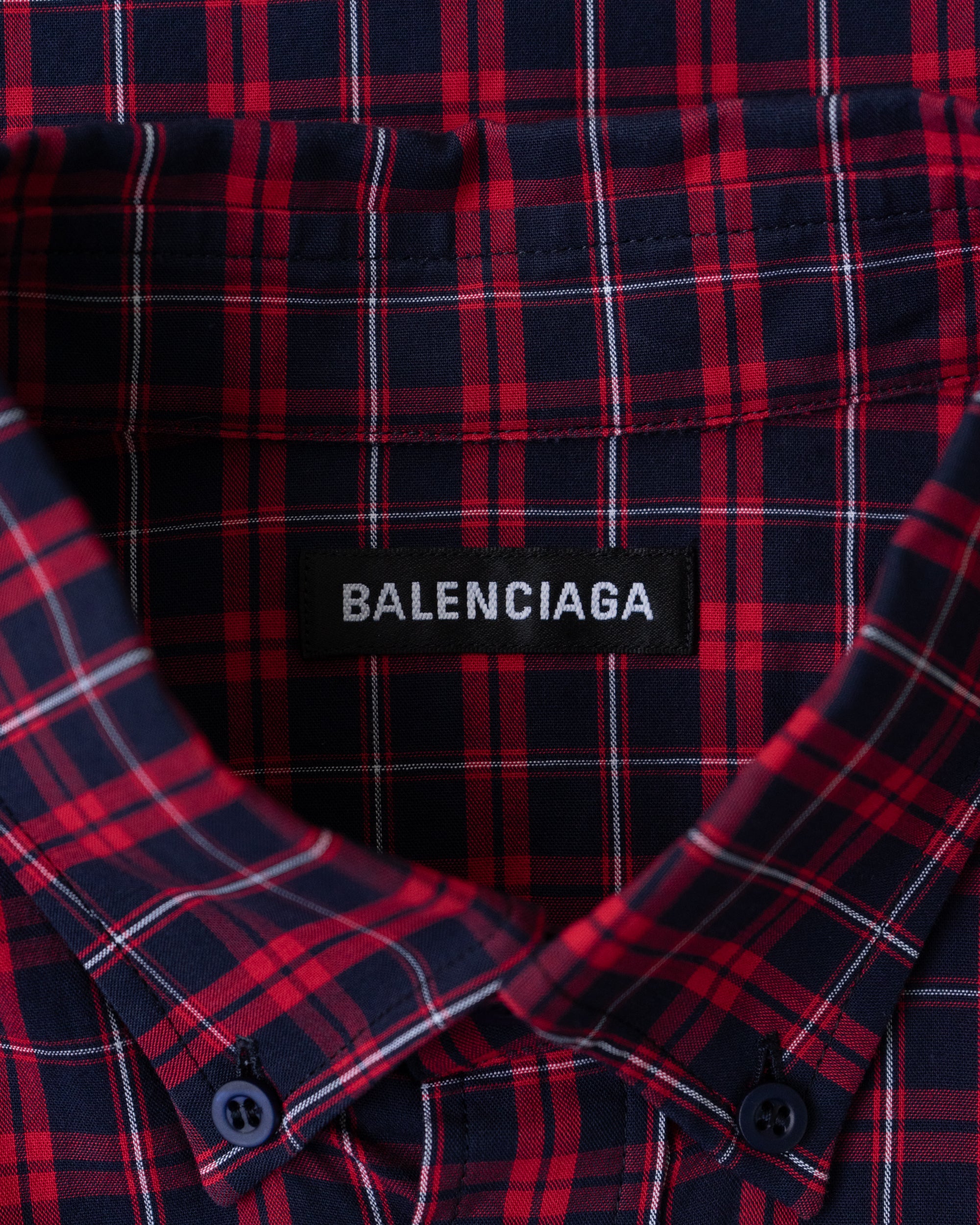 〈BALENCIAGA by Demna Gvasalia〉Plaid Shirt