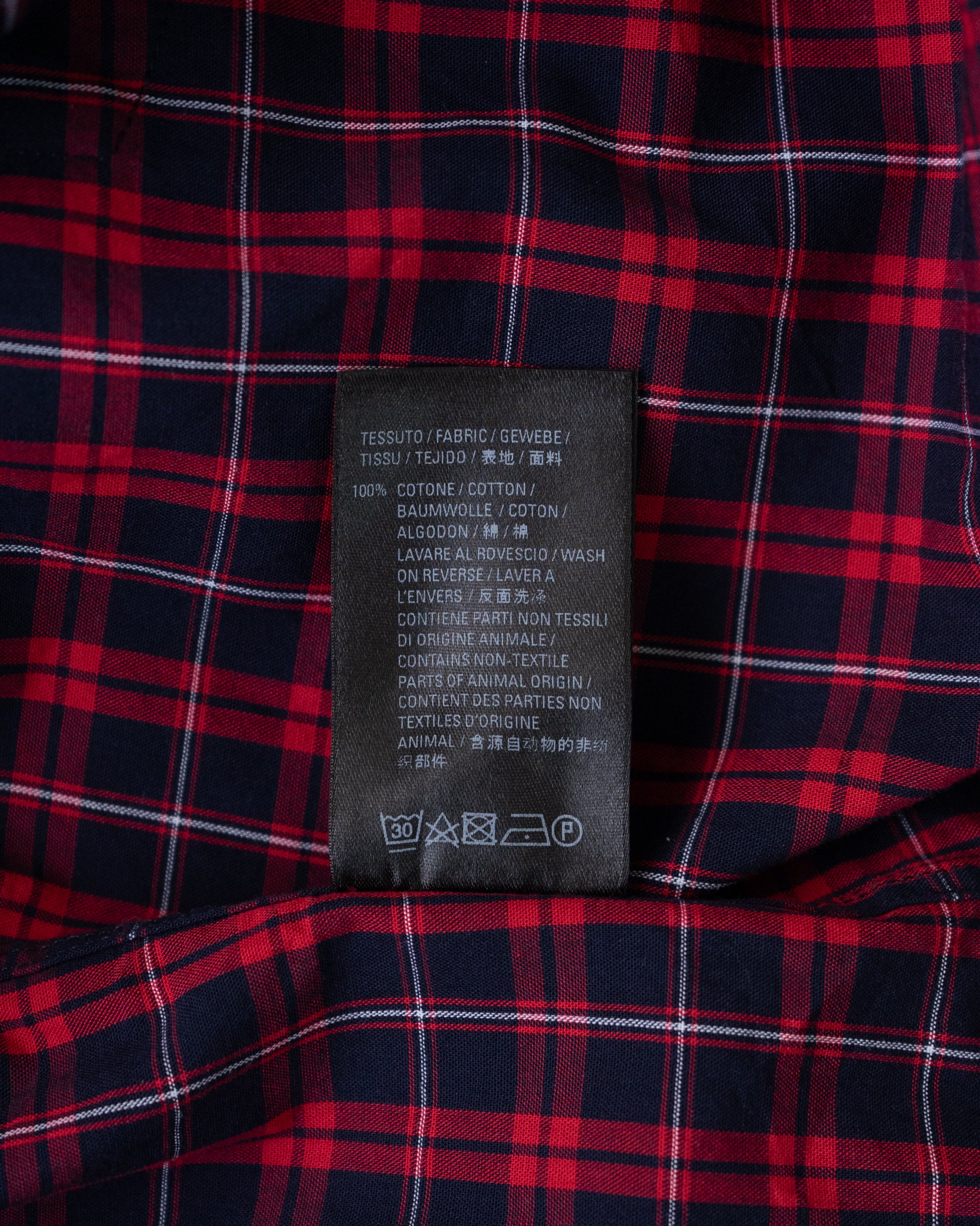 〈BALENCIAGA by Demna Gvasalia〉Plaid Shirt