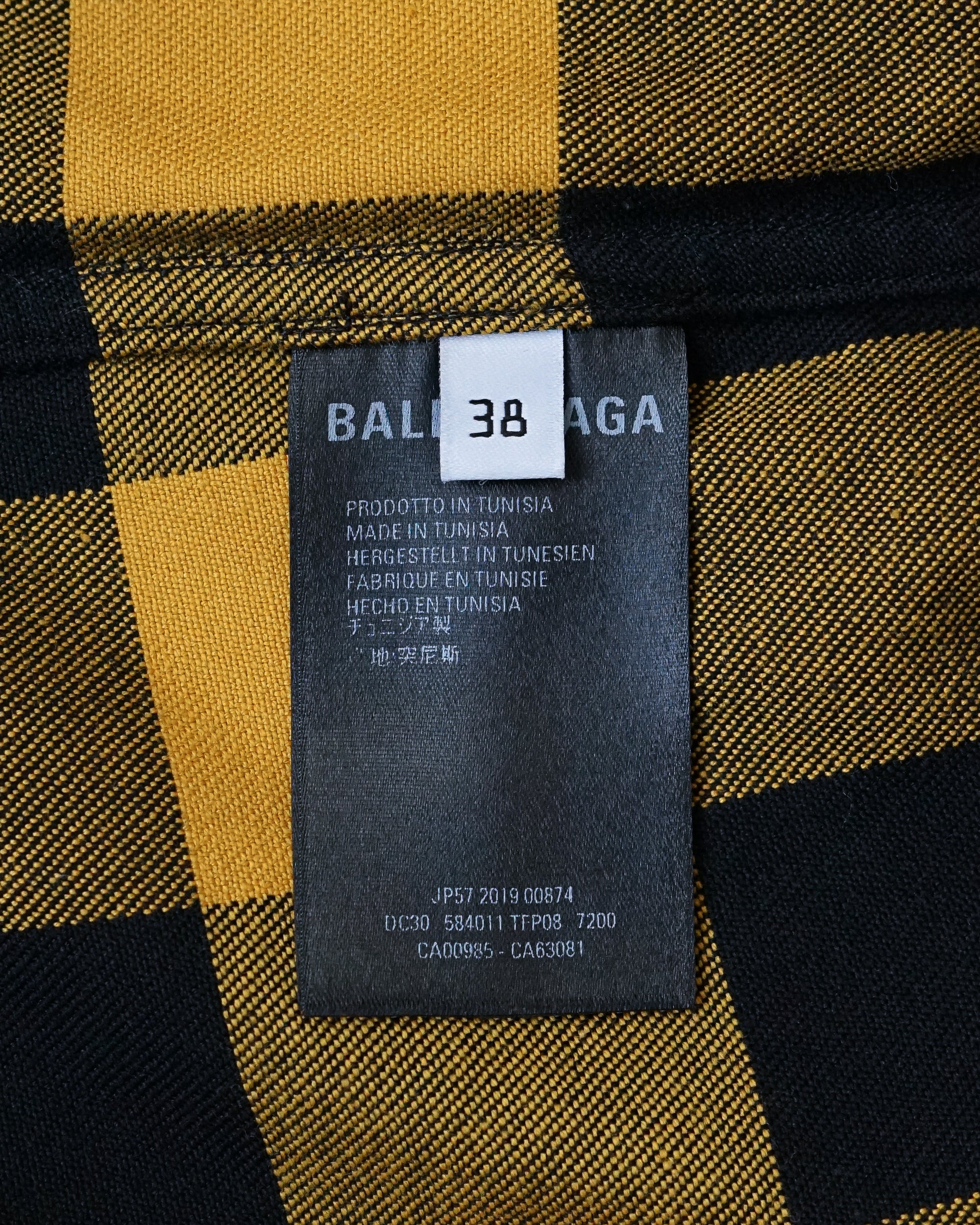 〈BALENCIAGA by Demna Gvasalia〉Flannel Shirt