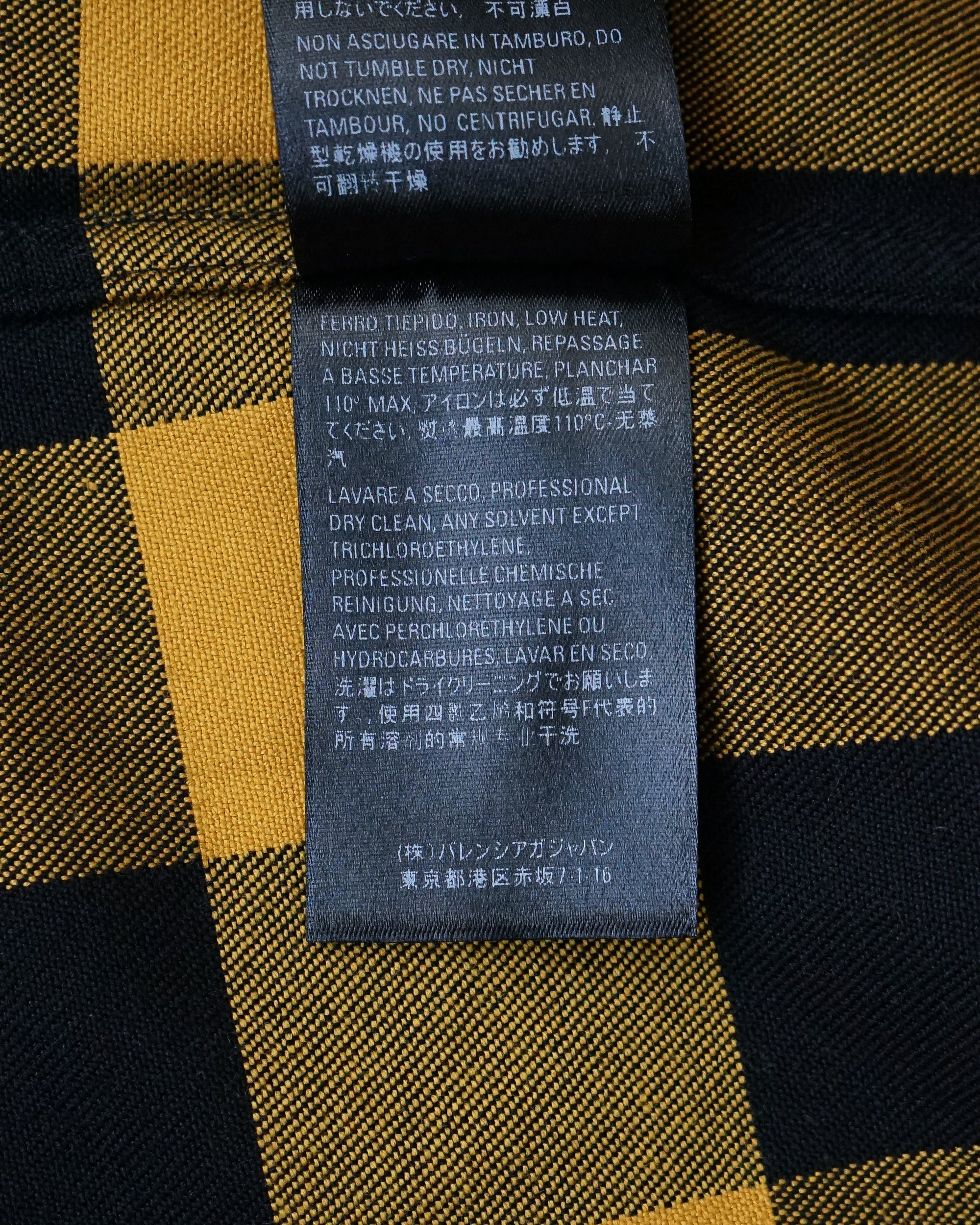 〈BALENCIAGA by Demna Gvasalia〉Flannel Shirt