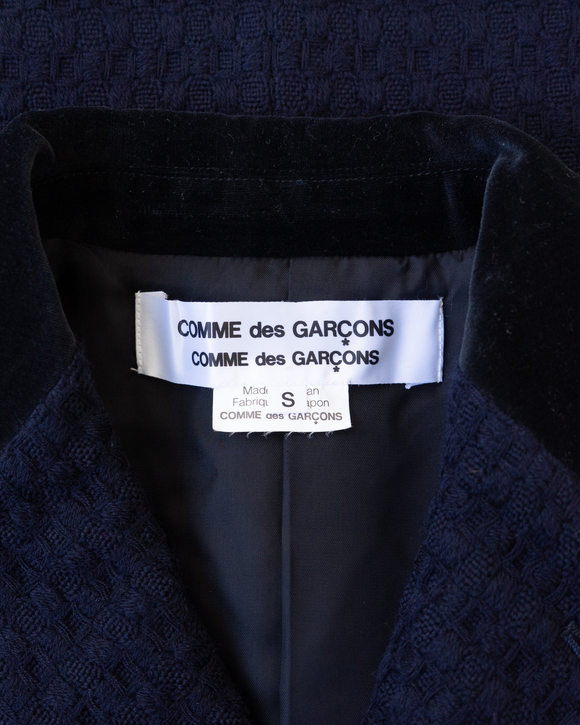 〈COMME des GARCONS COMME des GARCONS〉Tweed jacket