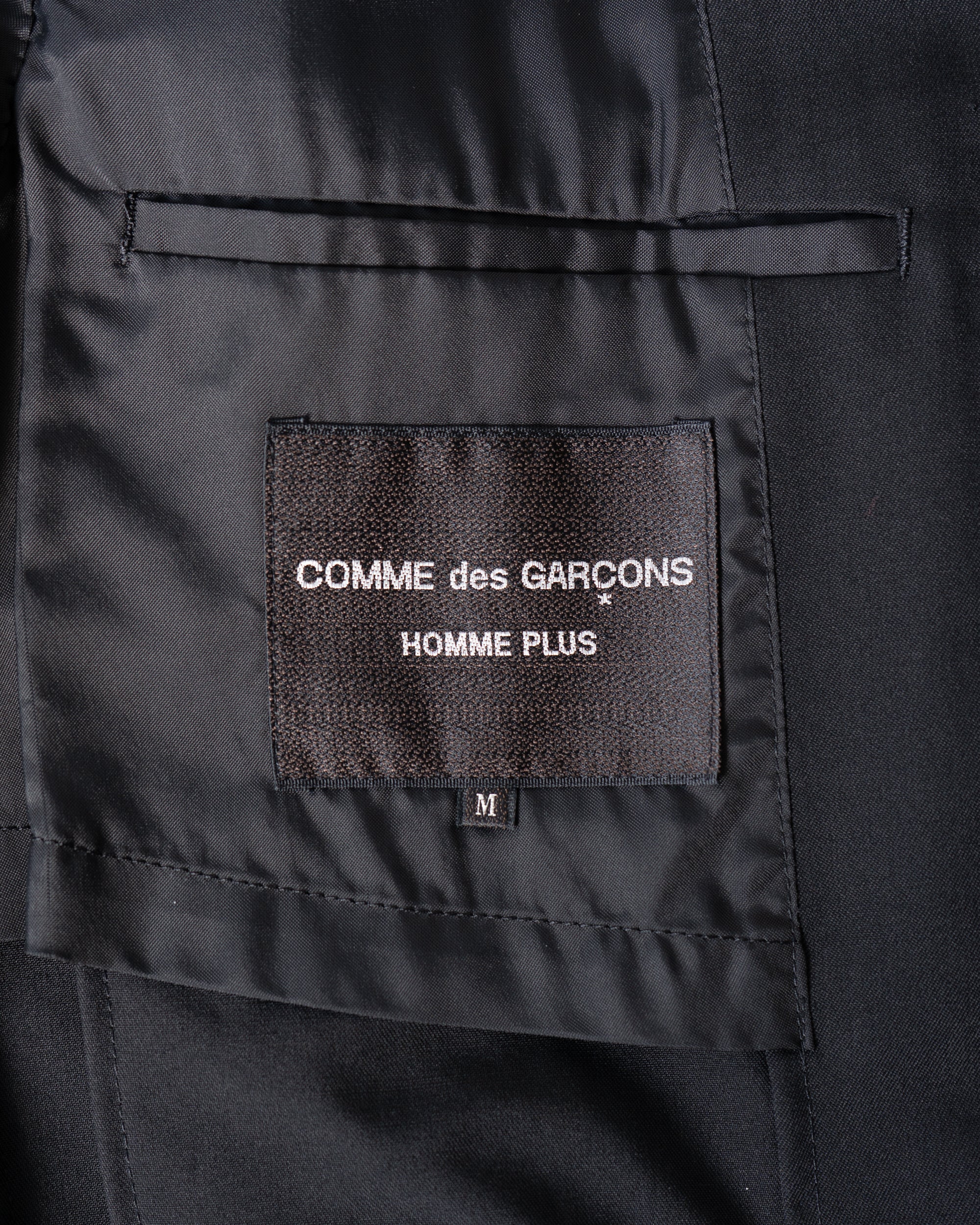 〈COMME des GARCONS HOMME PLUS〉AD1999 Wool Gabardine Coat