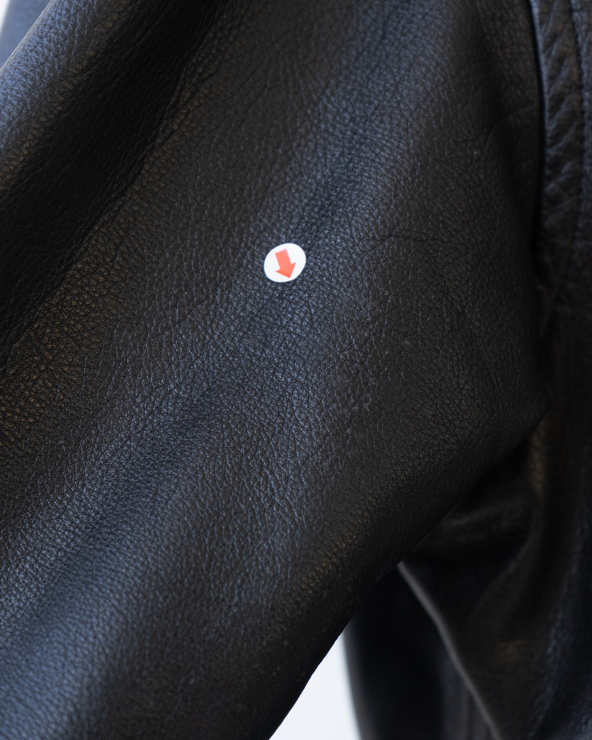 〈COMME des GARCONS HOMME〉Leather Belted Coat