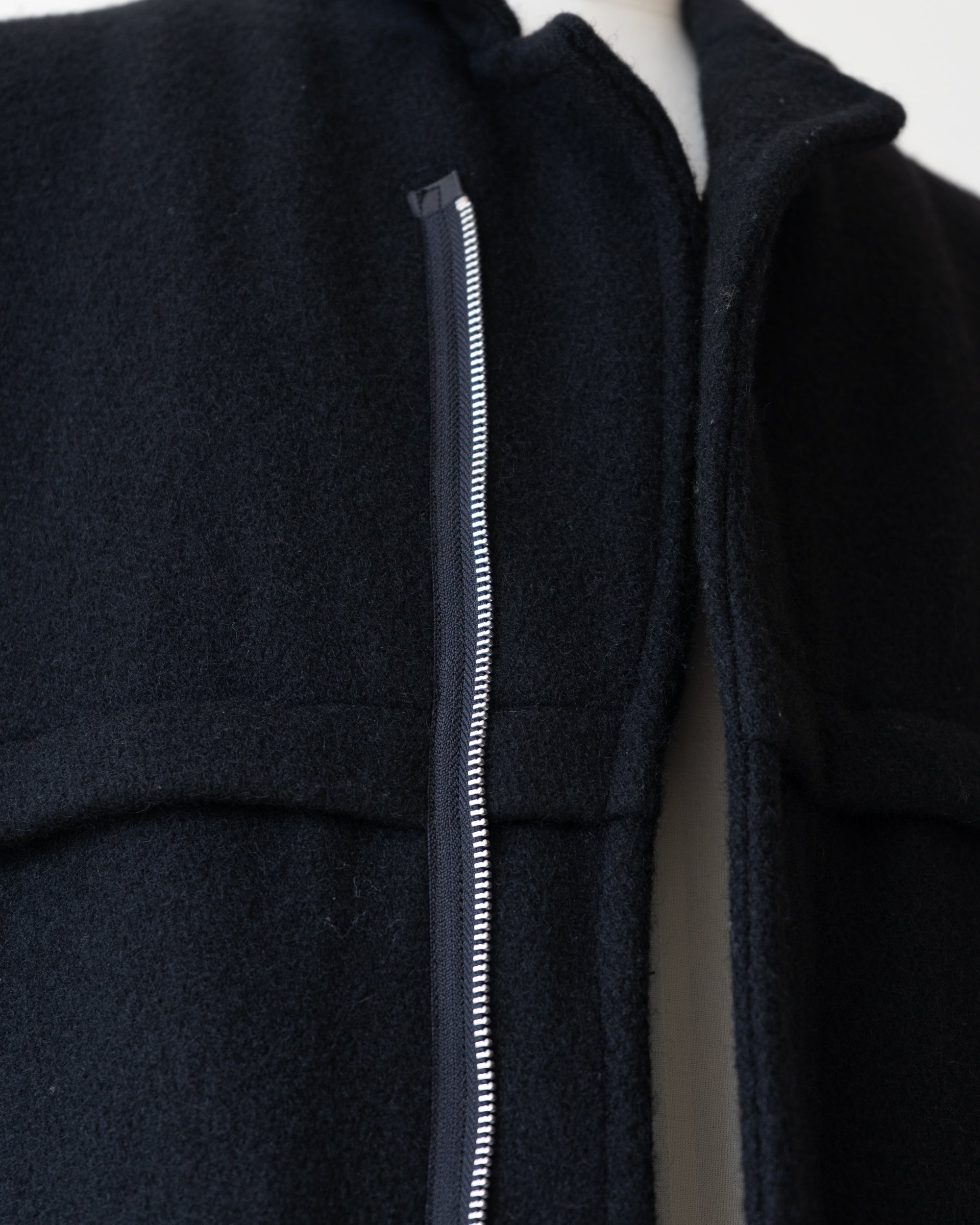 〈COMME des GARCONS HOMME〉Melton Zip-up Coat