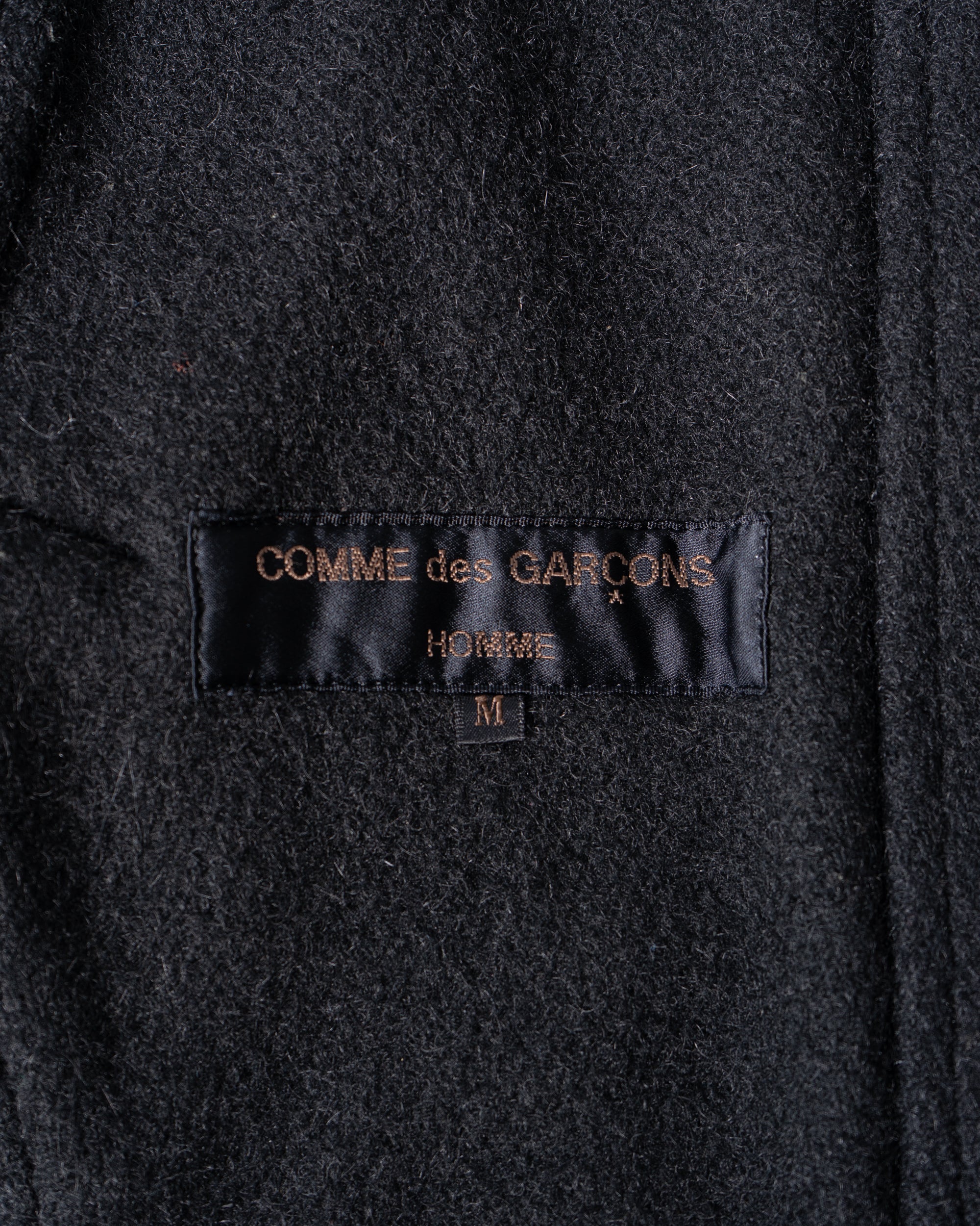 〈COMME des GARCONS HOMME〉Melton Zip-up Coat