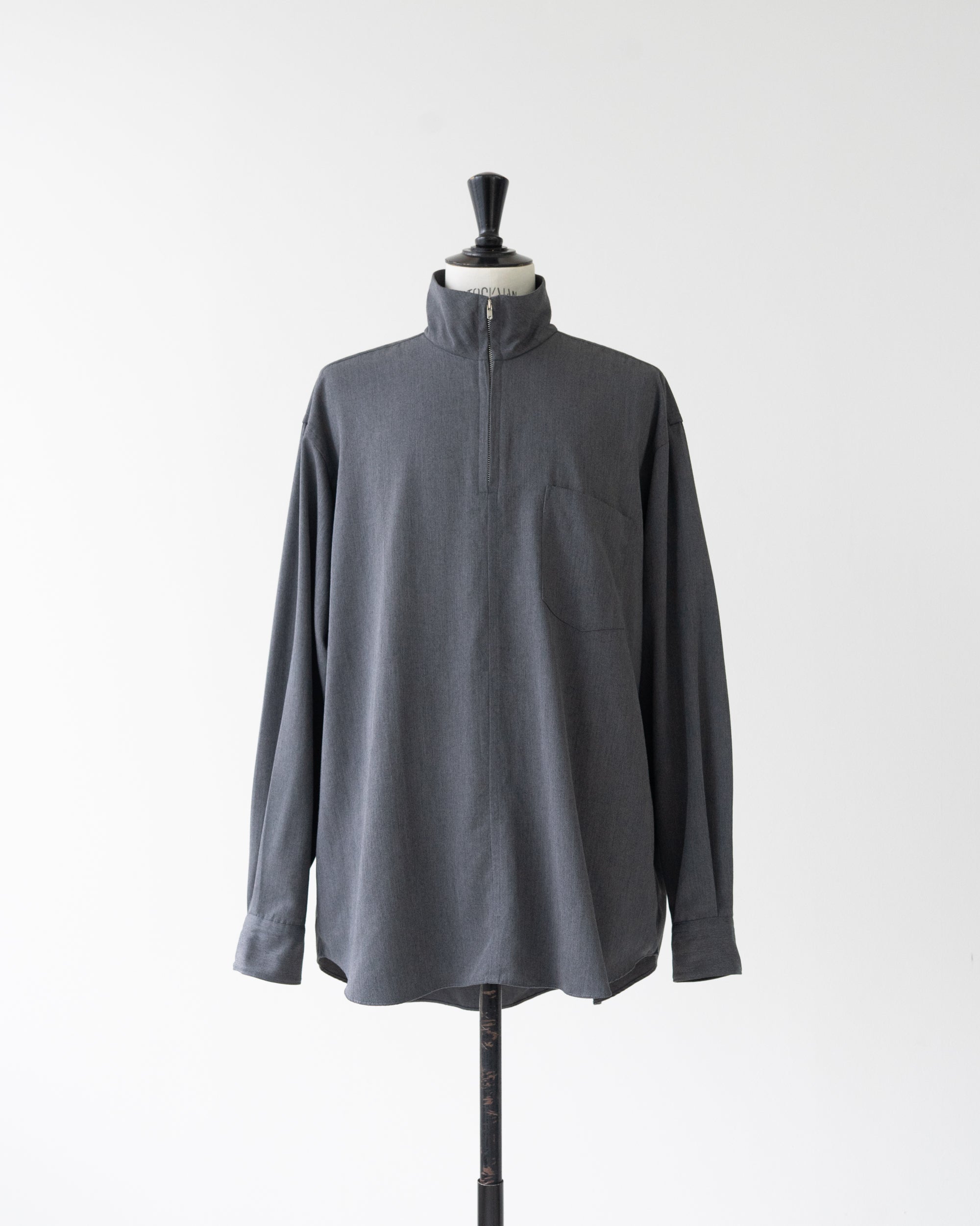 〈COMME des GARCONS SHIRT〉Half-Zip Shirt
