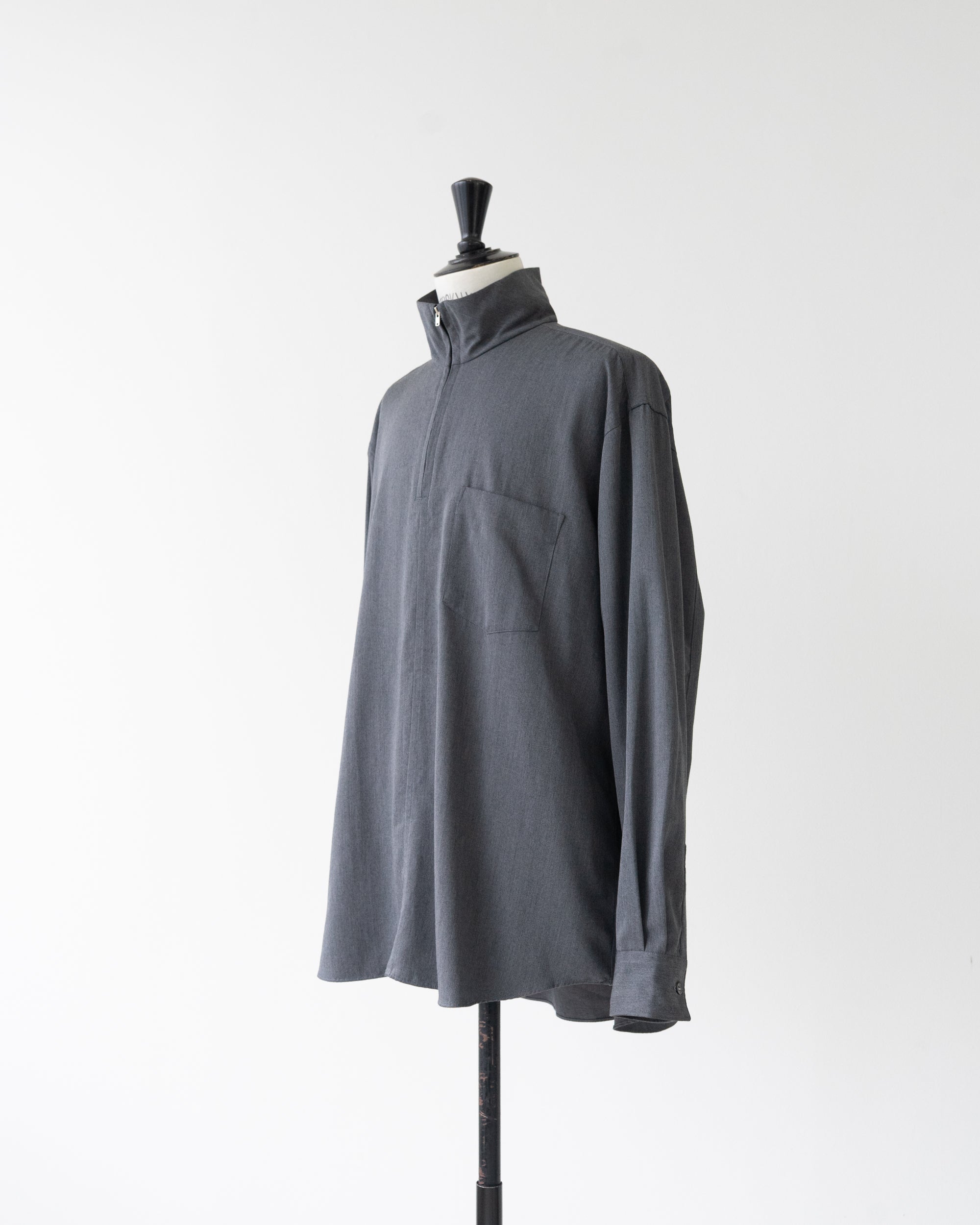 〈COMME des GARCONS SHIRT〉Half-Zip Shirt