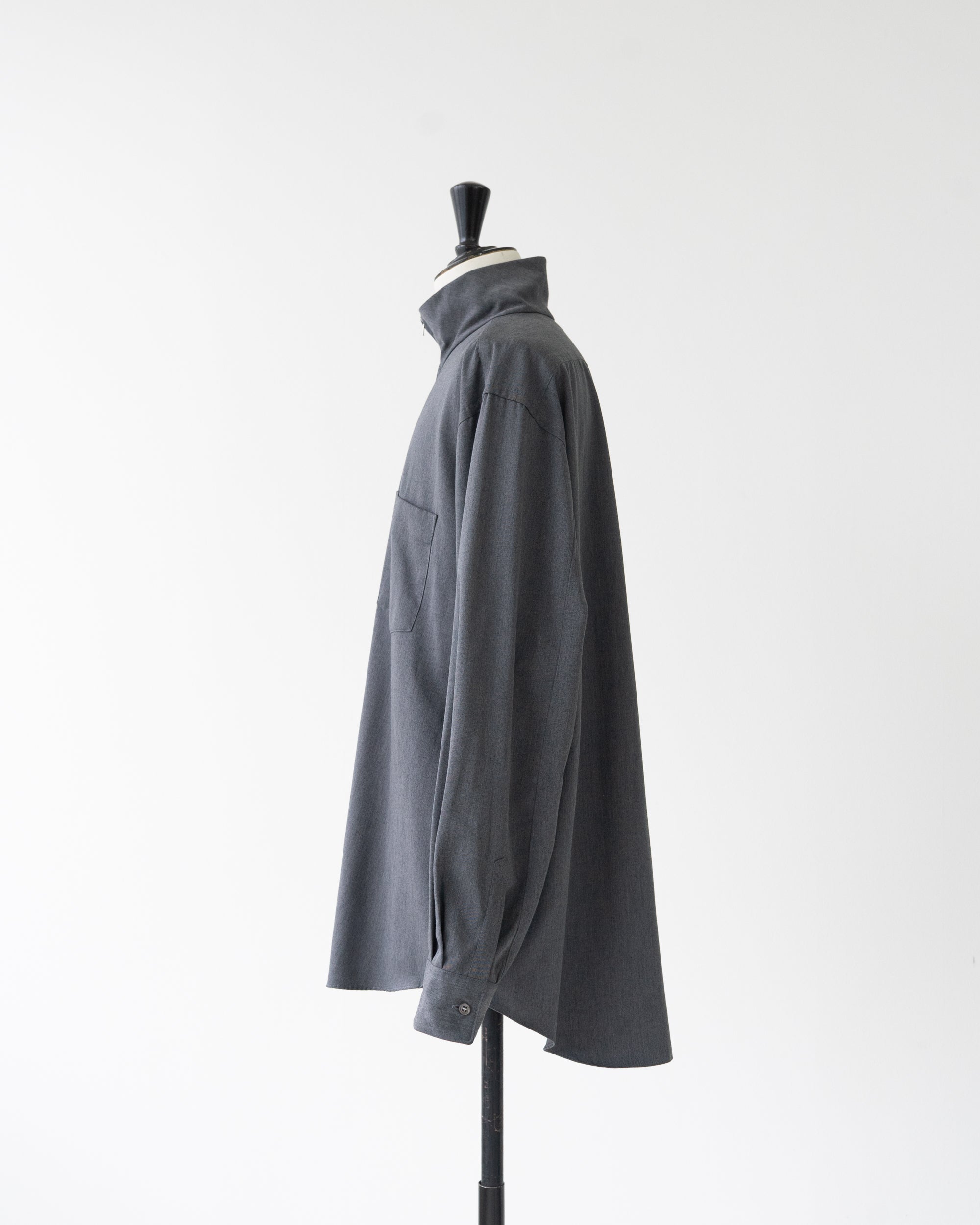 〈COMME des GARCONS SHIRT〉Half-Zip Shirt