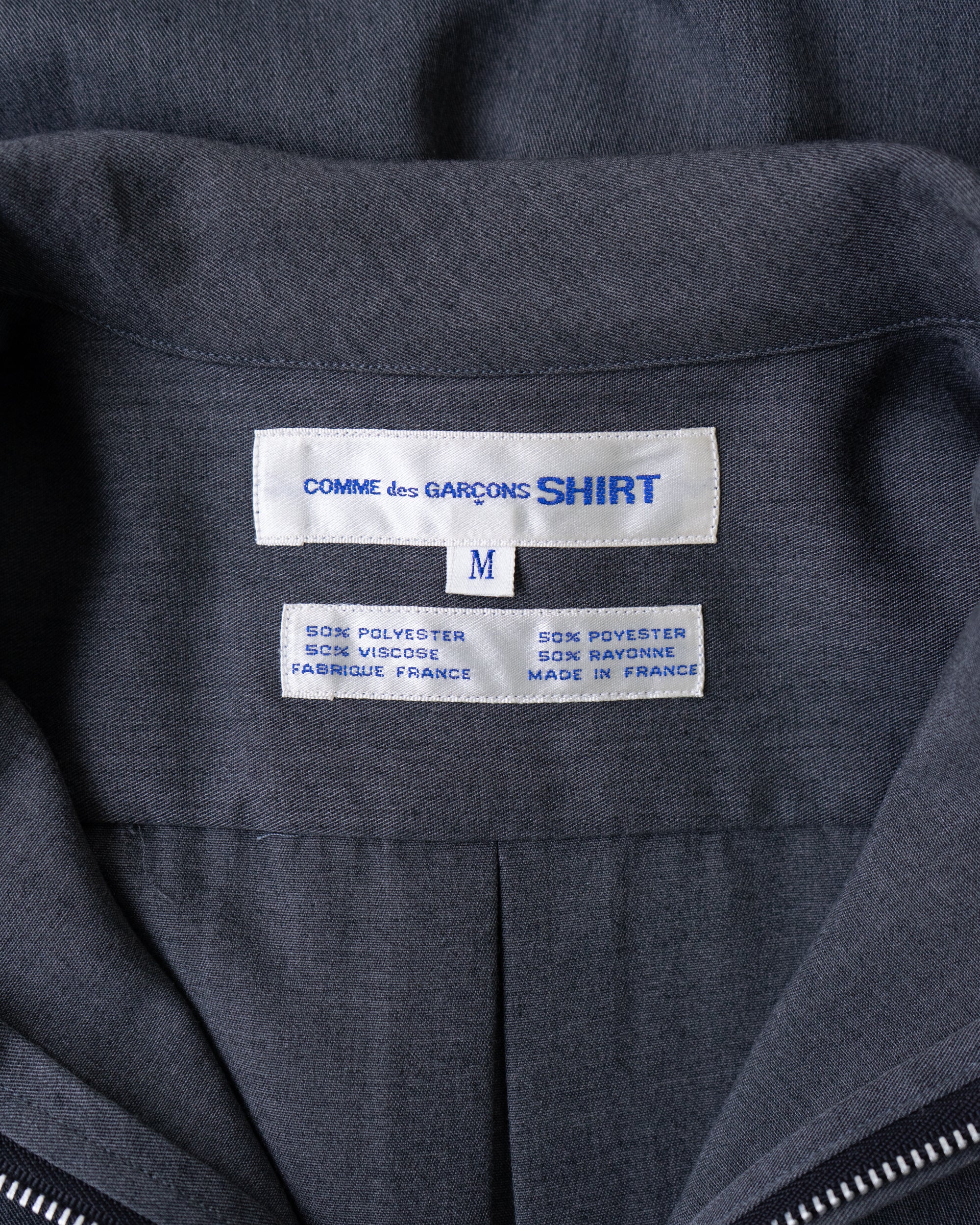 〈COMME des GARCONS SHIRT〉Half-Zip Shirt