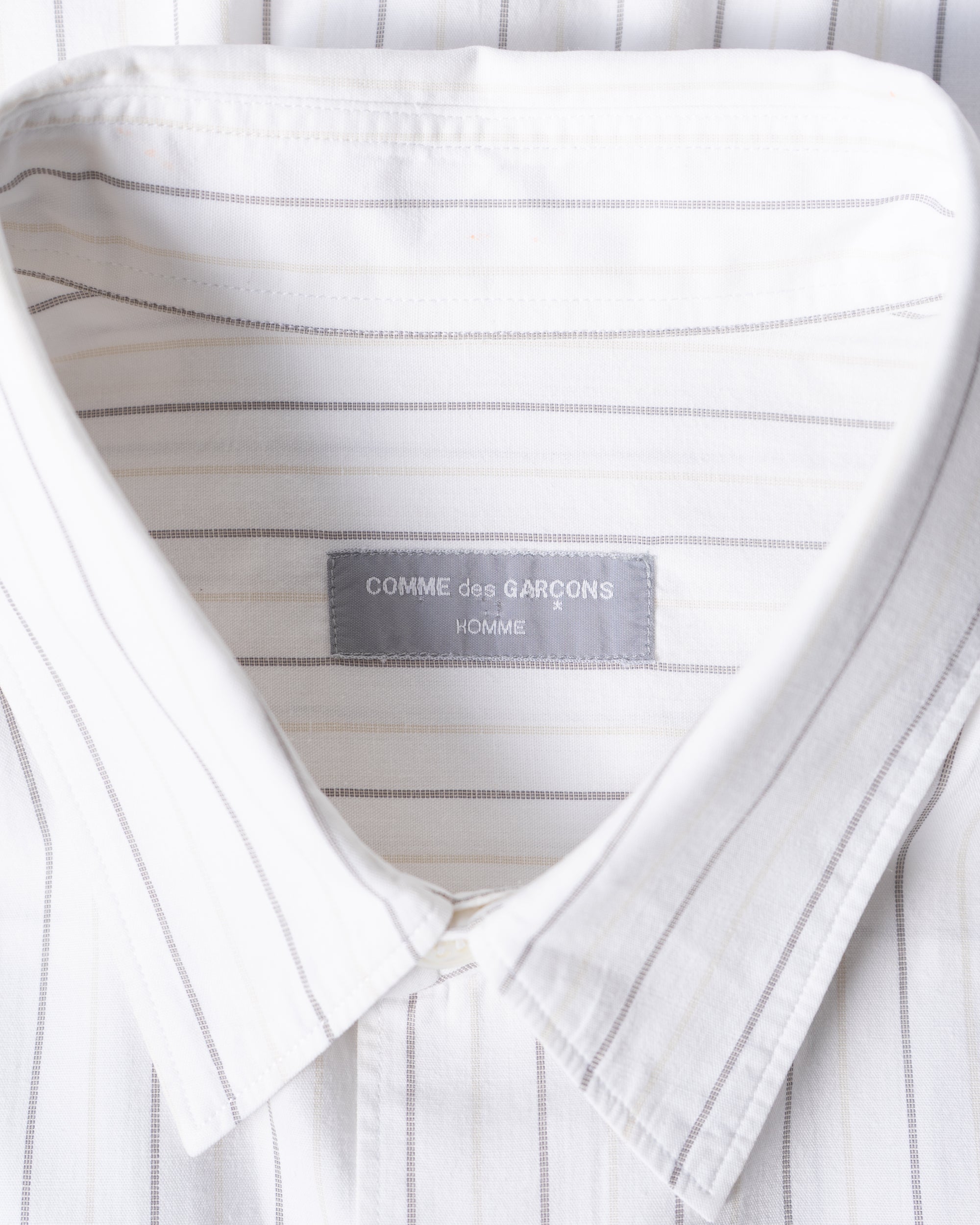 〈COMME des GARCONS HOMME〉Striped Shirt
