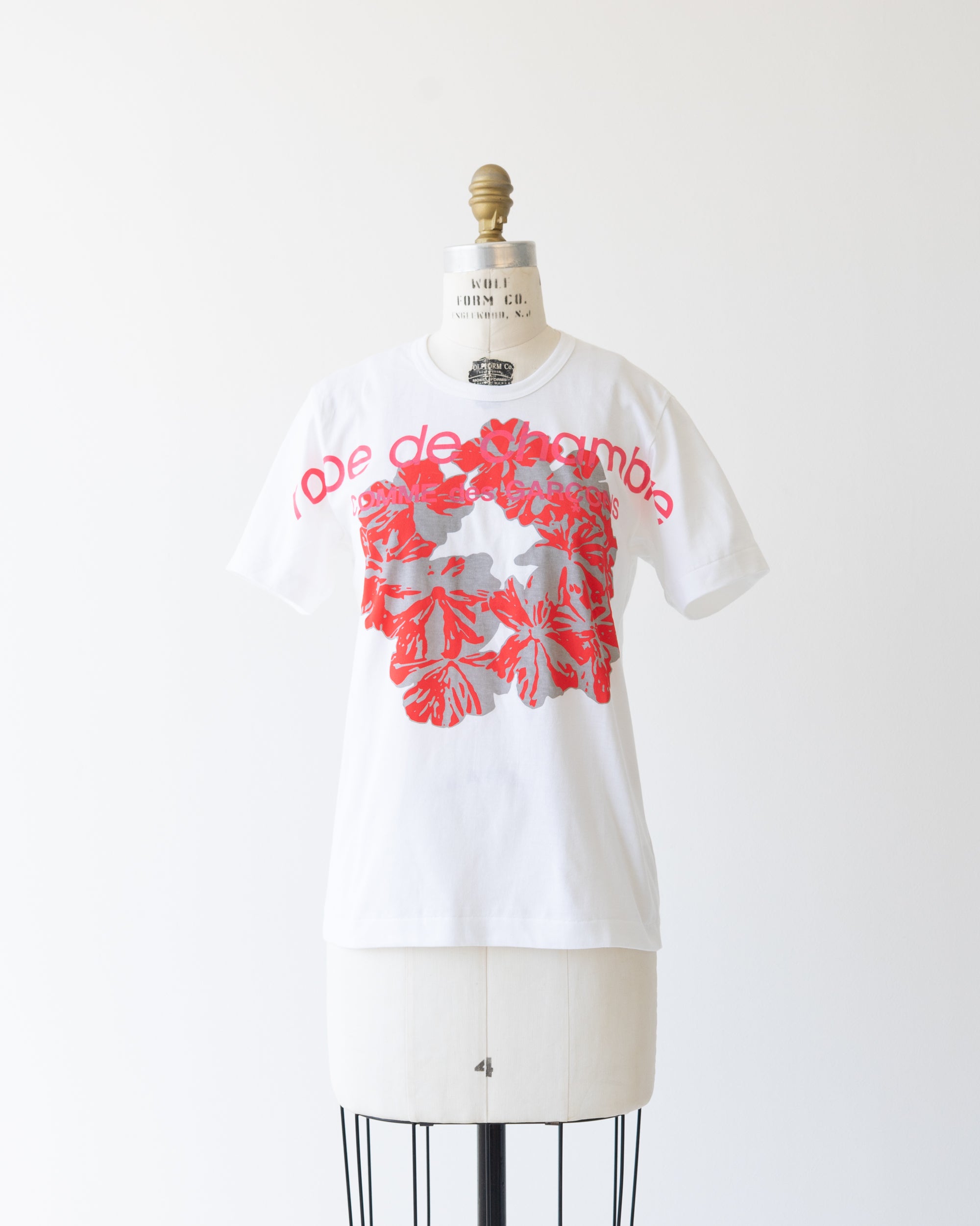 〈robe de chambre COMME des GARCONS〉T-shirt AD1999