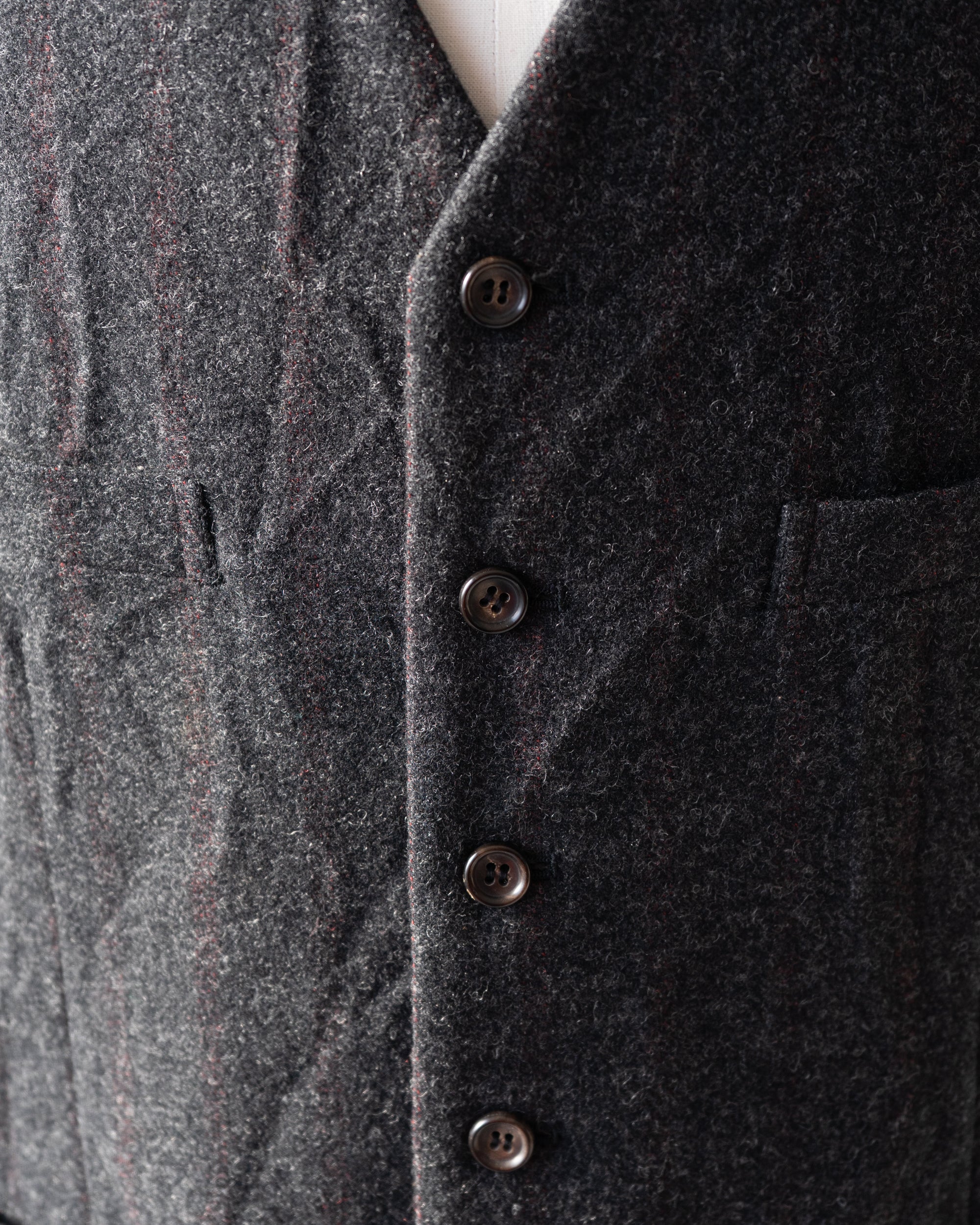 〈COMME des GARCONS HOMME〉Wool Vest AD1993