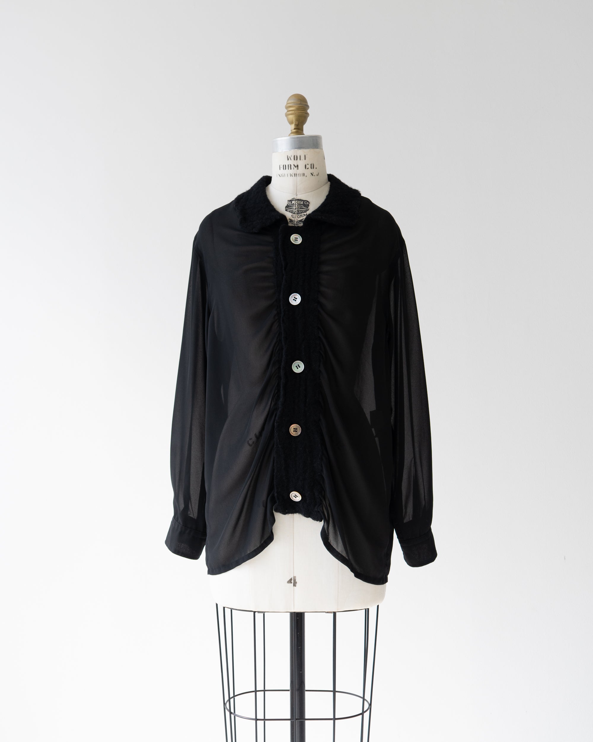 〈COMME des GARCONS〉Sheer Blouse AD1994