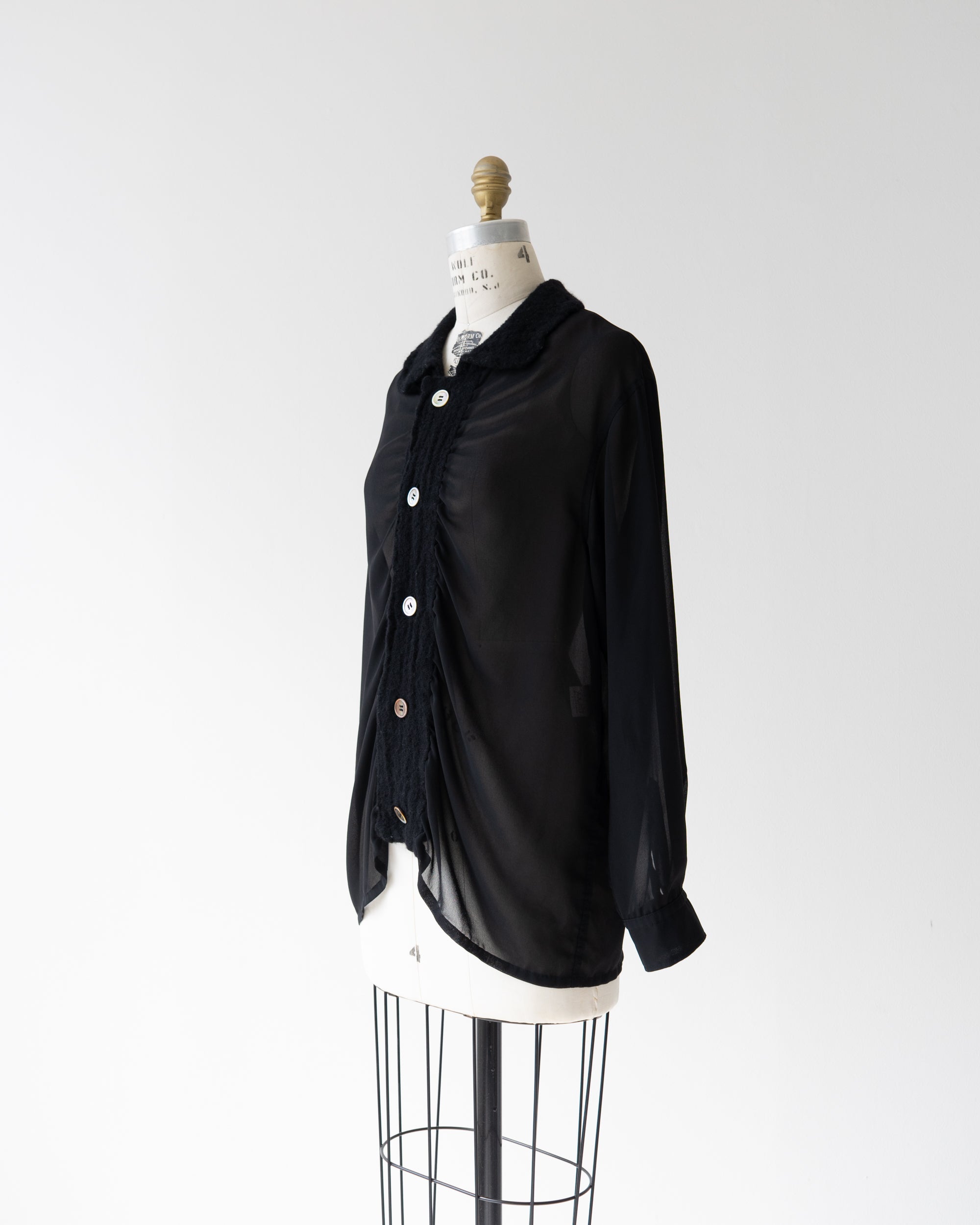 〈COMME des GARCONS〉Sheer Blouse AD1994