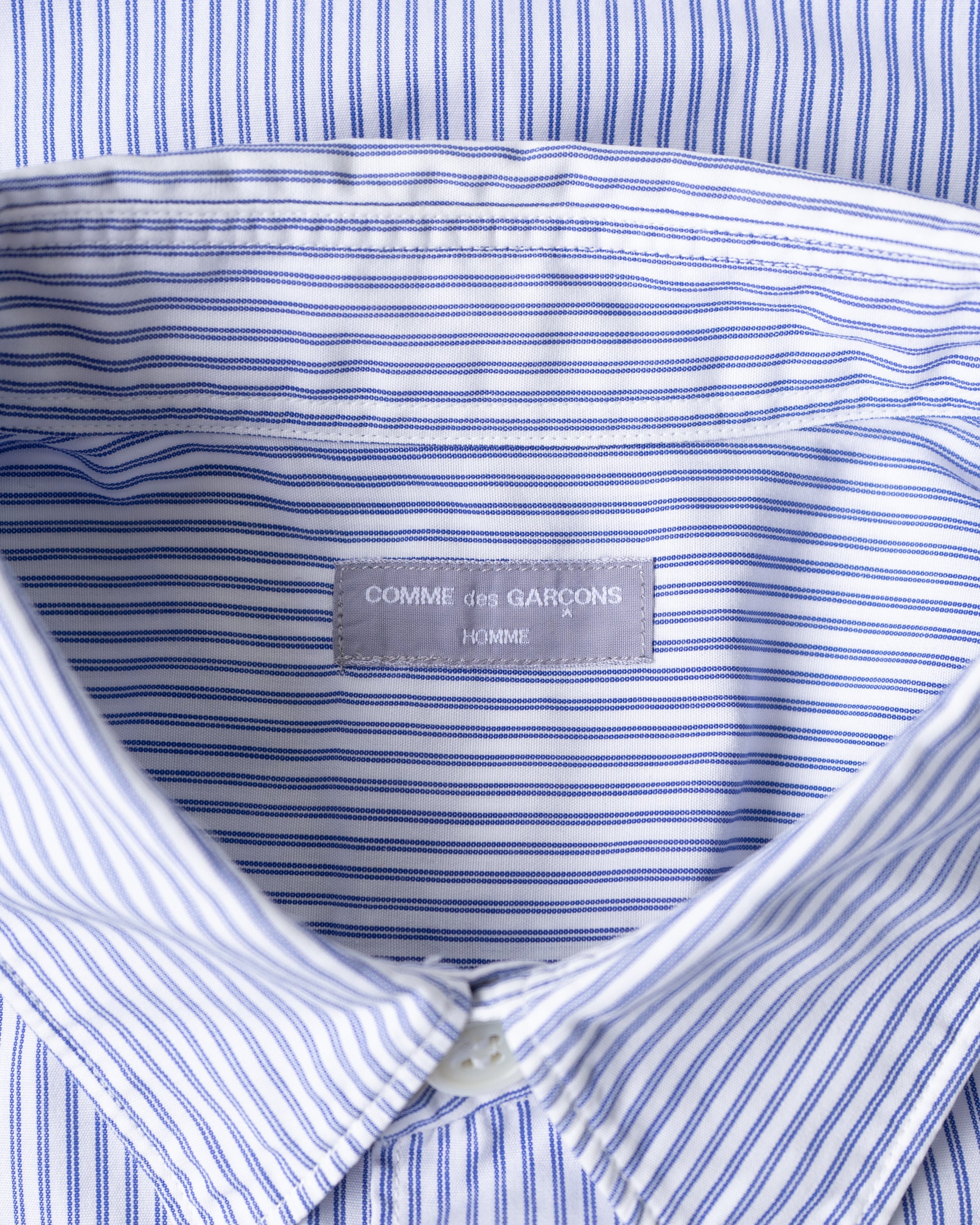 〈COMME des GARCONS HOMME〉Striped Short-sleeve Shirt AD2001
