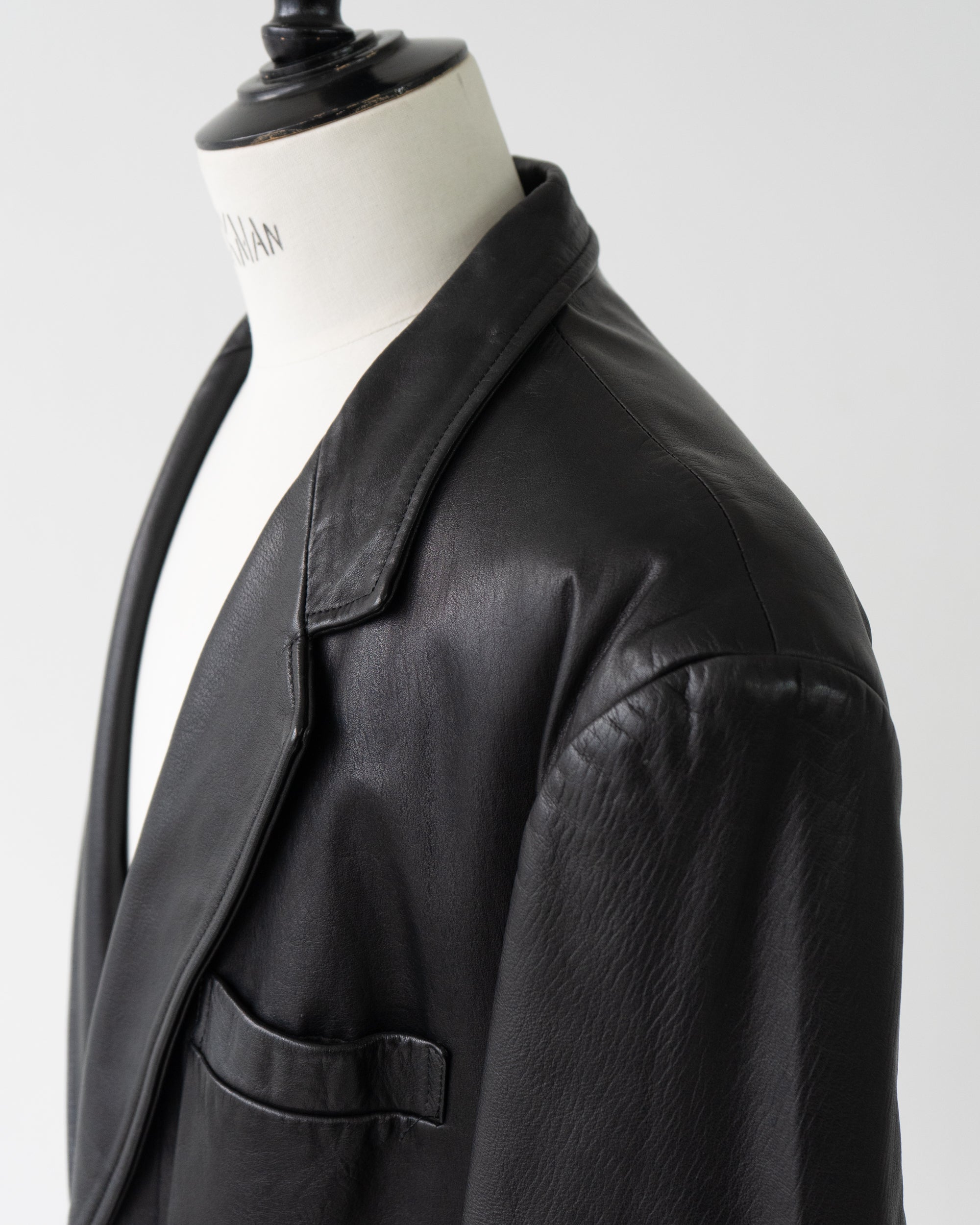 〈COMME des GARCONS〉Leather Jacket