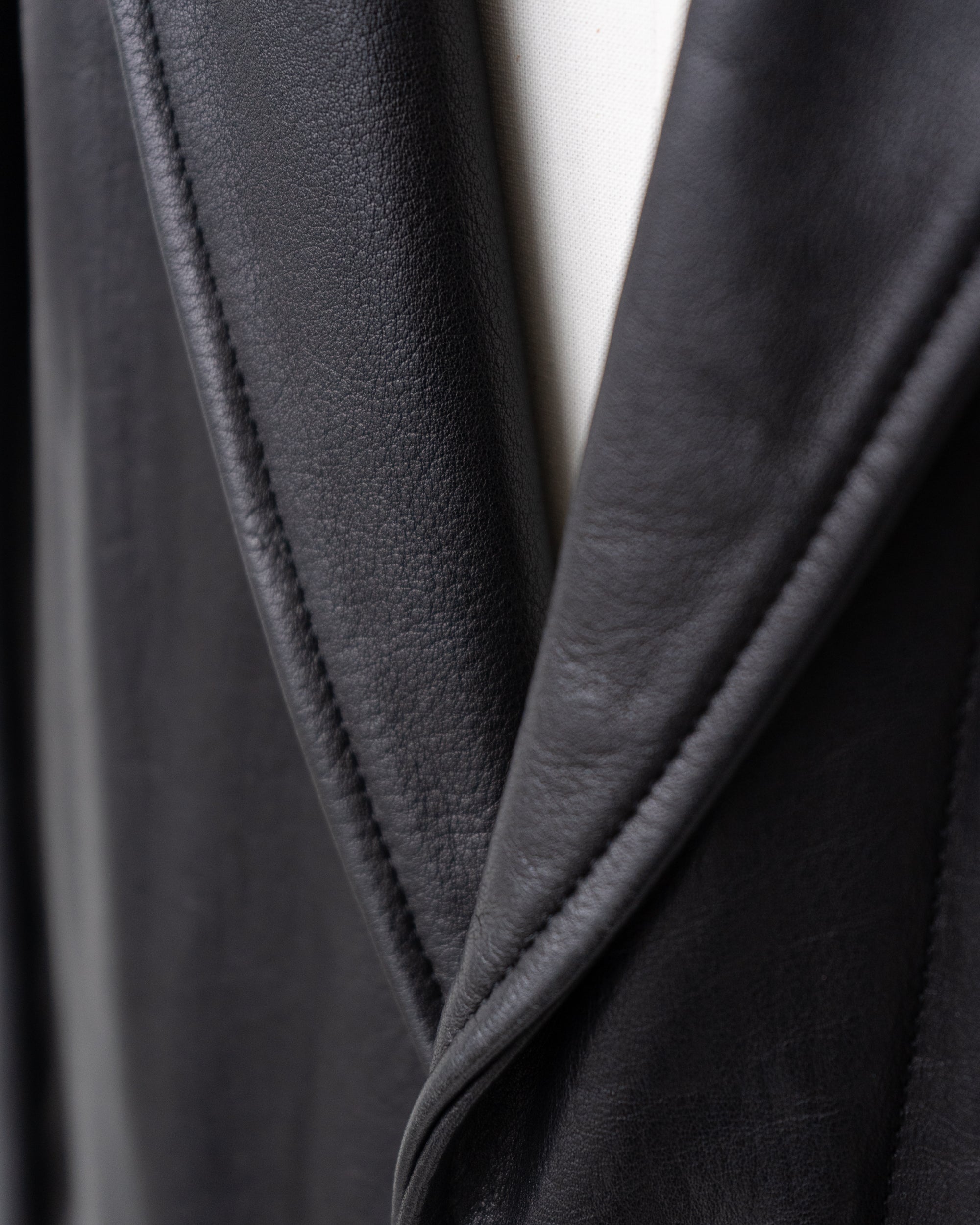 〈COMME des GARCONS〉Leather Jacket