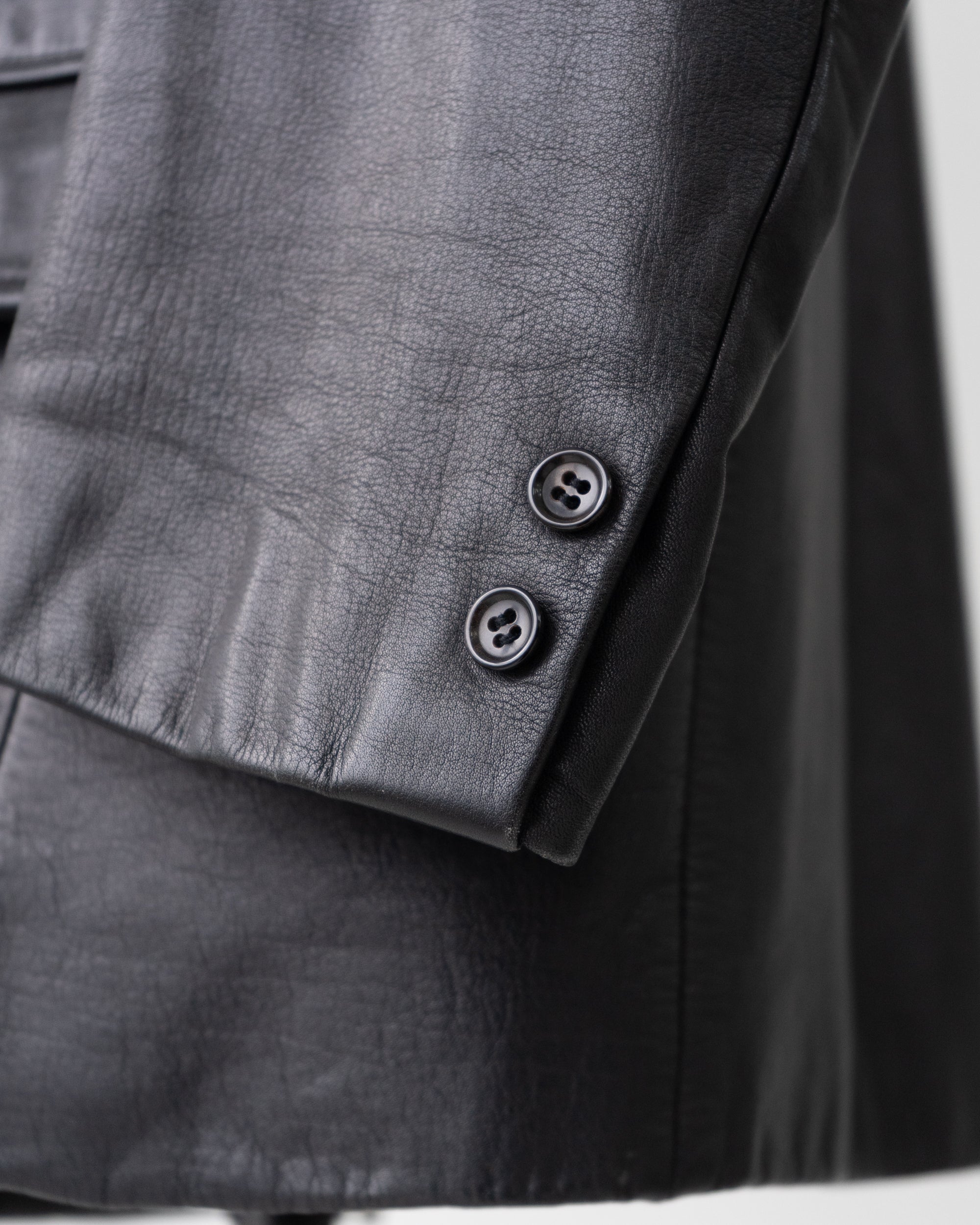 〈COMME des GARCONS〉Leather Jacket