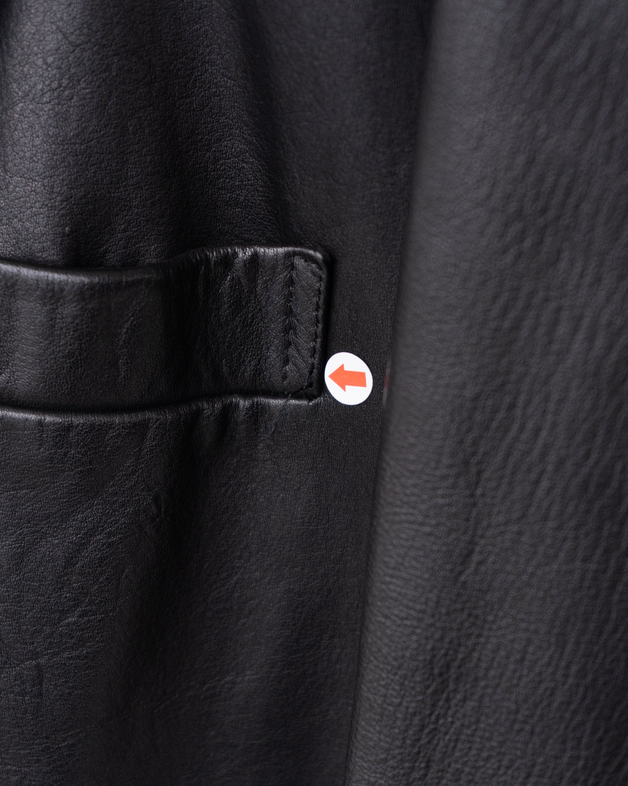 〈COMME des GARCONS〉Leather Jacket