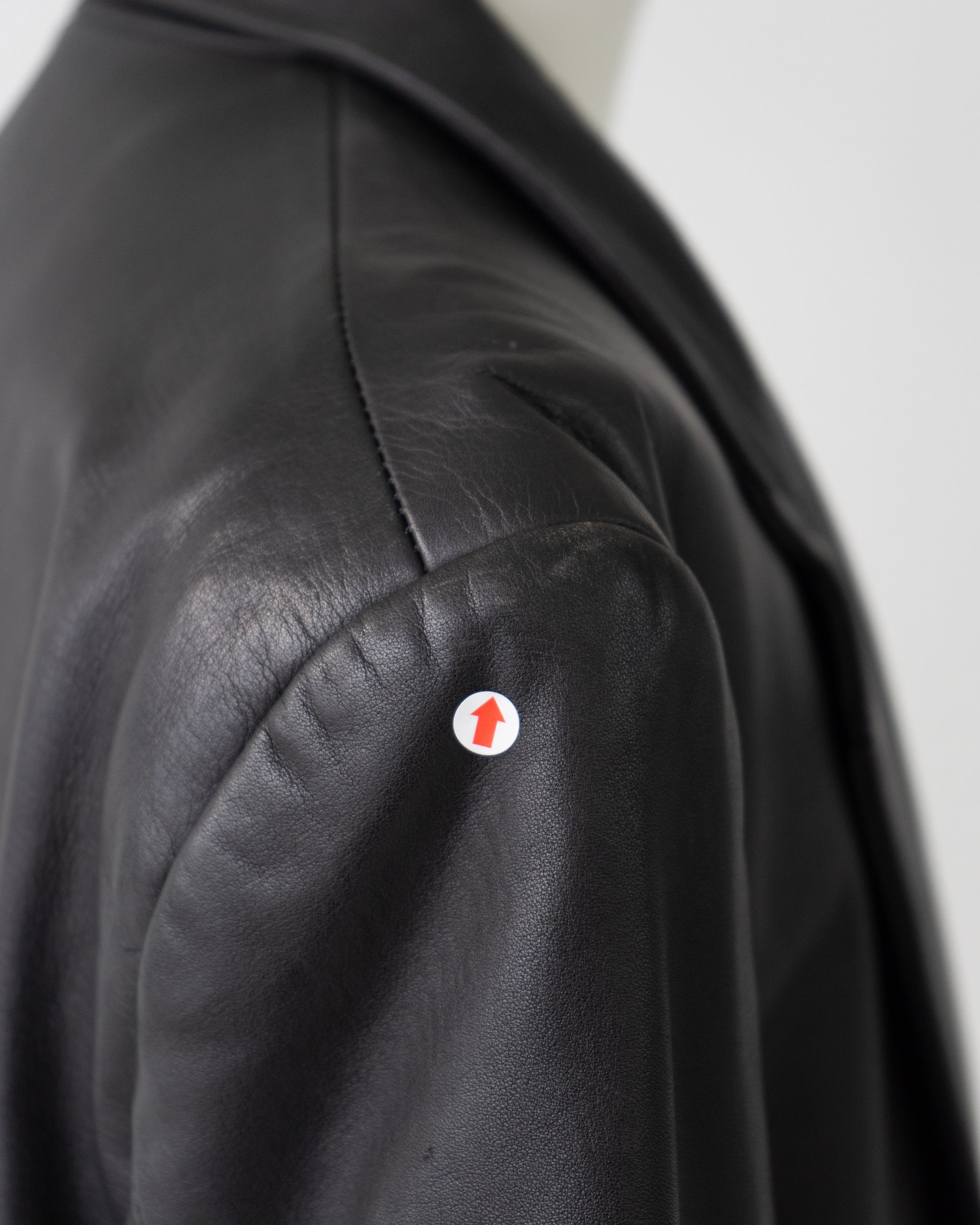 〈COMME des GARCONS〉Leather Jacket