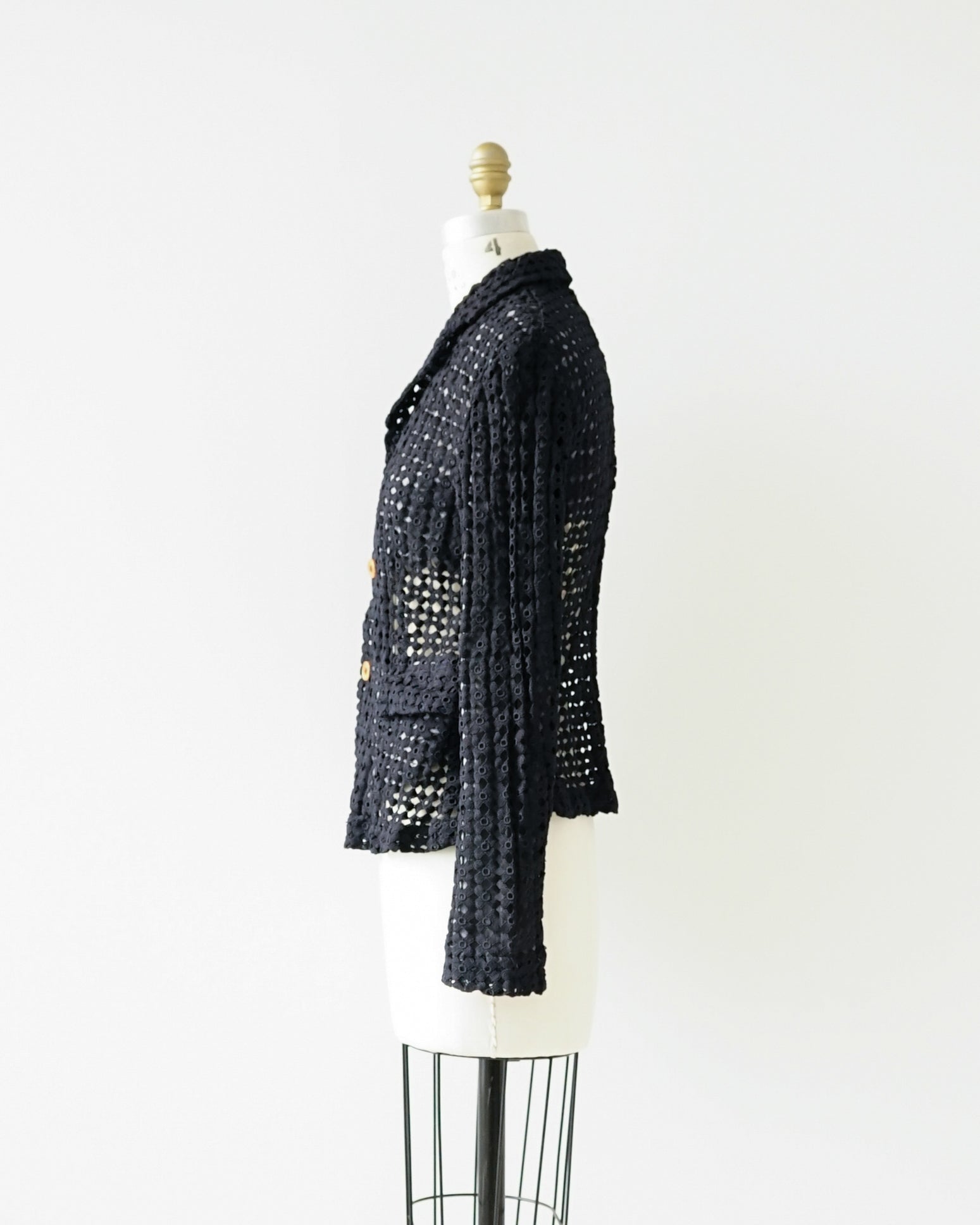 〈COMME des GARCONS COMME des GARCONS〉Crochet Jacket