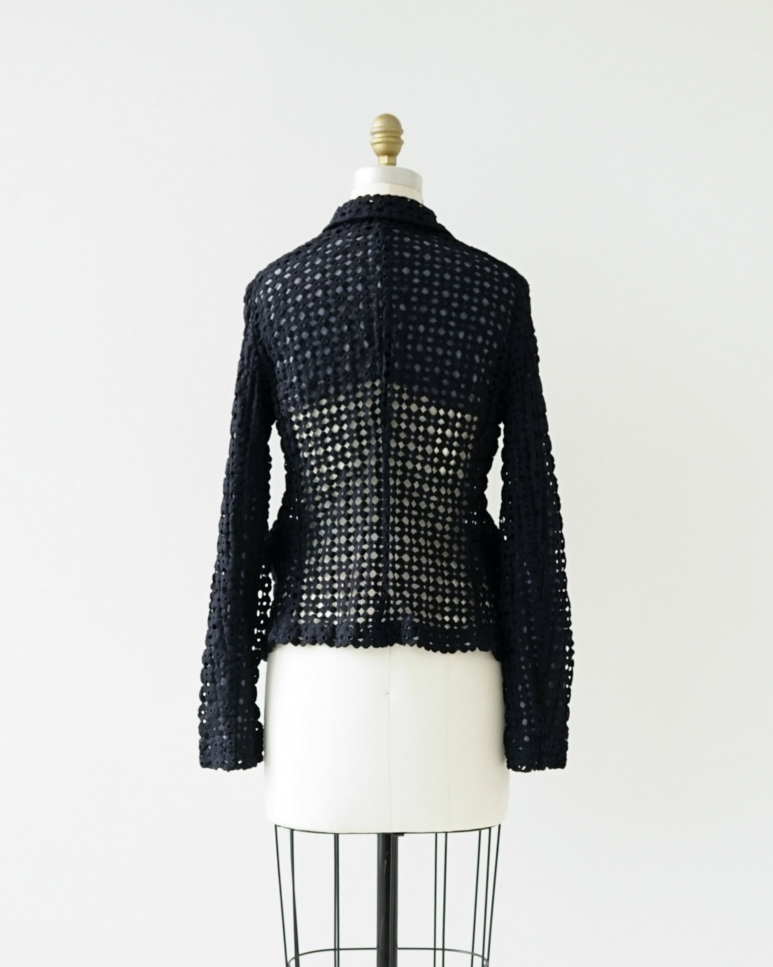 〈COMME des GARCONS COMME des GARCONS〉Crochet Jacket