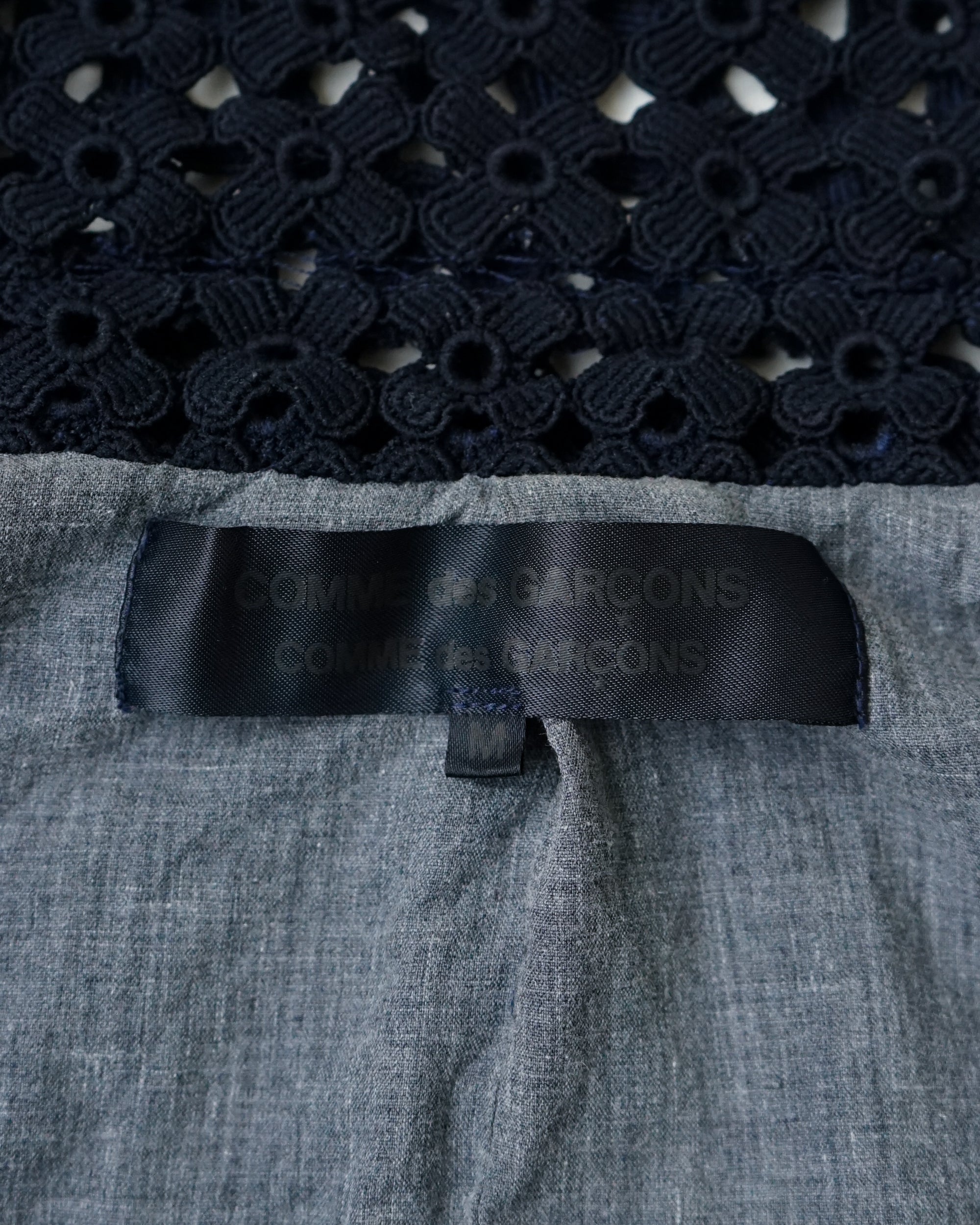 〈COMME des GARCONS COMME des GARCONS〉Crochet Jacket