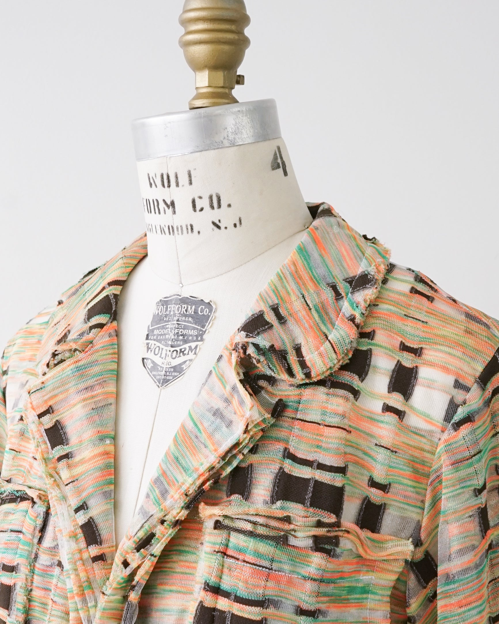 〈tricot COMME des GARCONS〉Sheer Jacket
