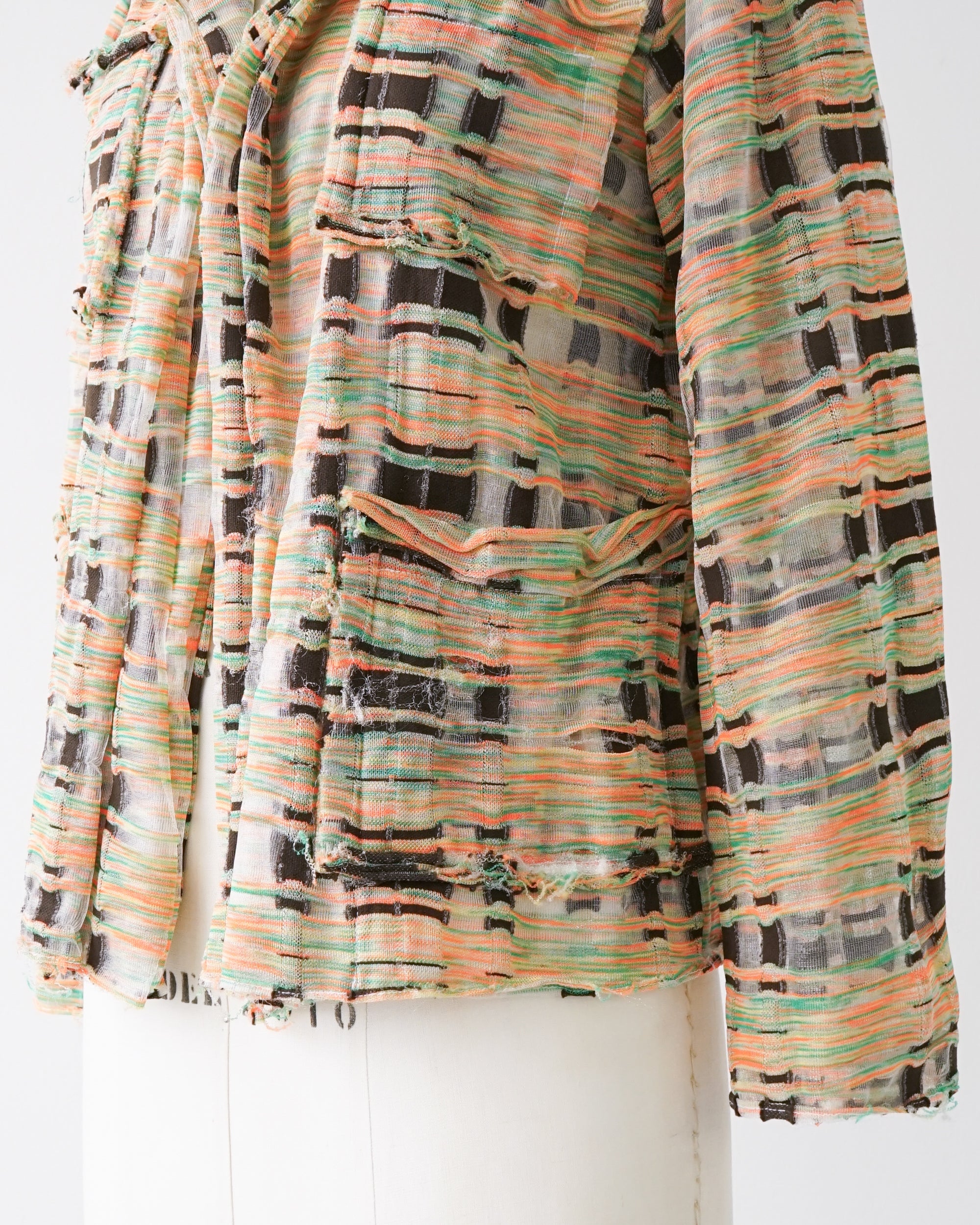 〈tricot COMME des GARCONS〉Sheer Jacket
