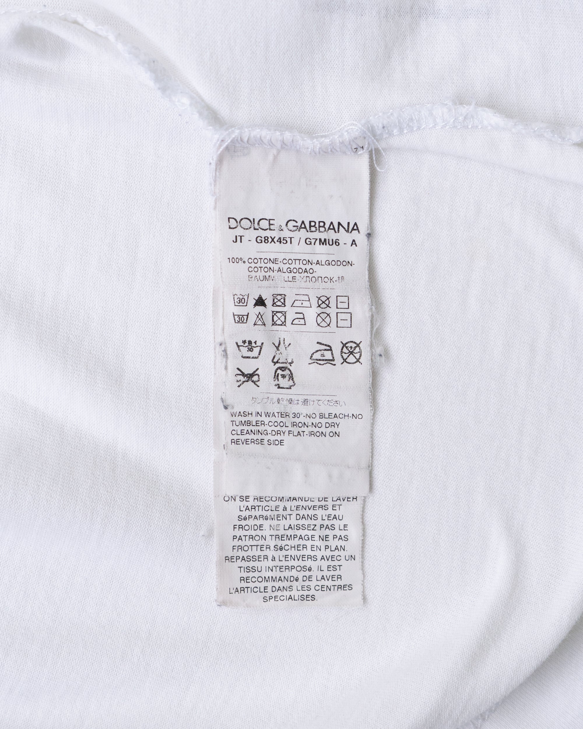 〈DOLCE&GABBANA〉T-shirt