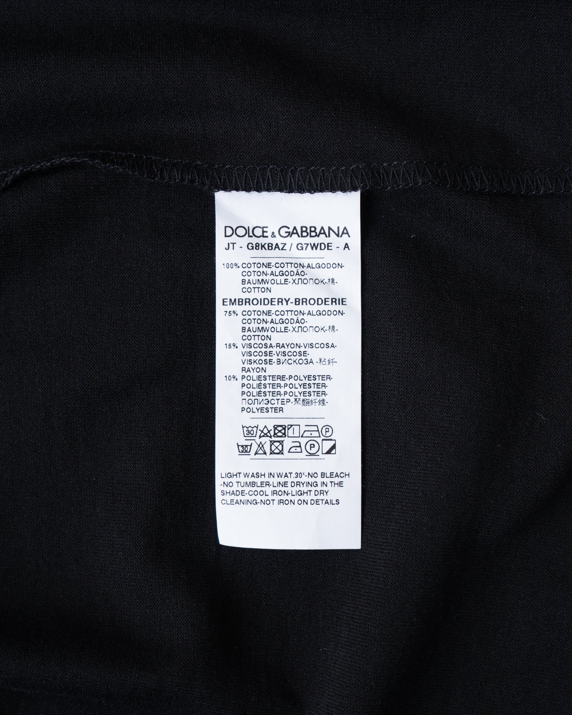 〈DOLCE&GABBANA〉T-shirt
